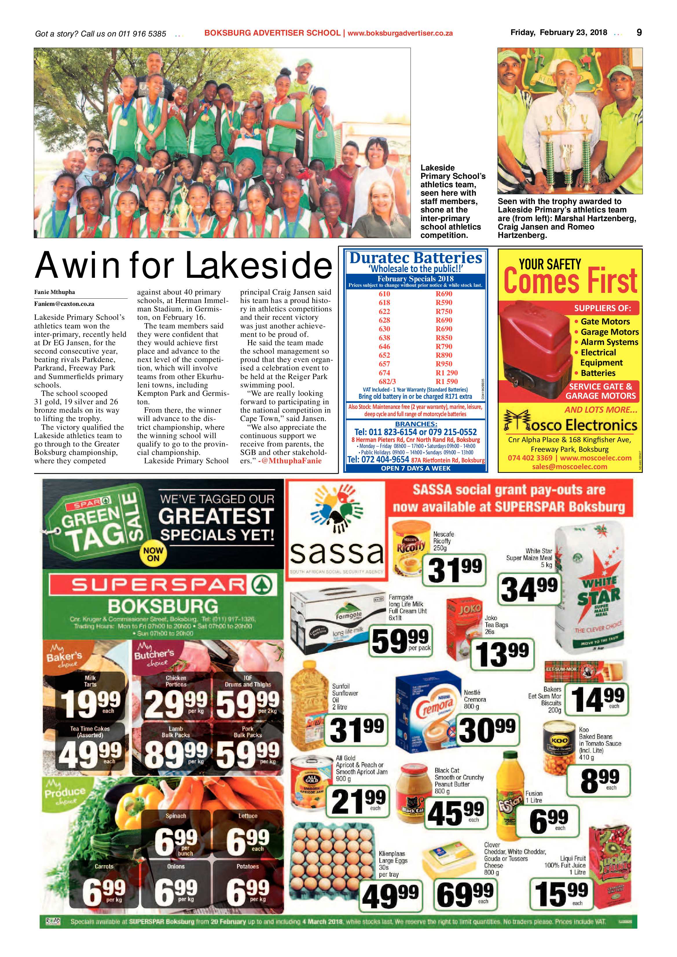 Boksburg Advertiser 20 February 2018 page 9