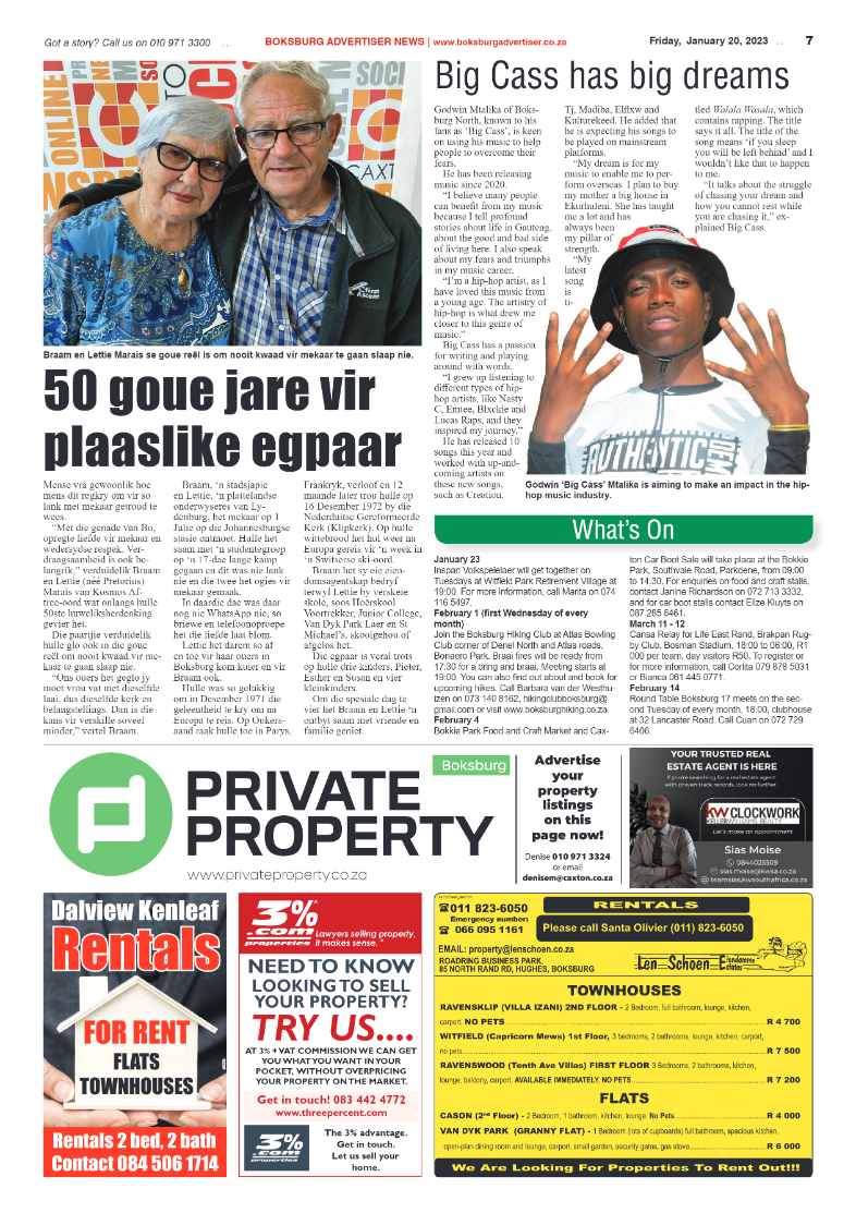 Boksburg Advertiser 20 January 2023 page 7