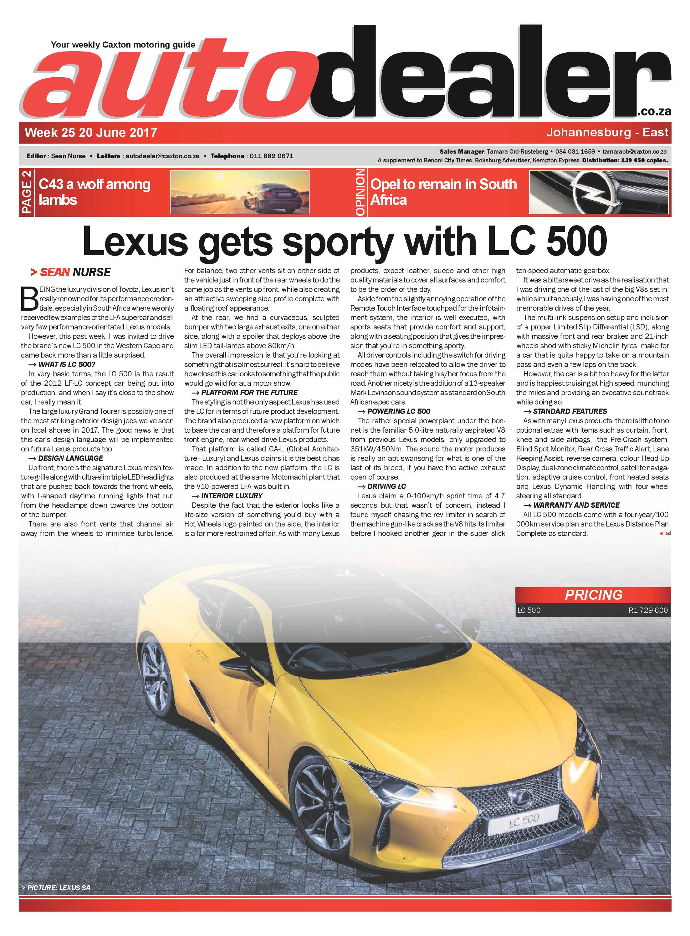 Boksburg Advertiser 20 June 2017 page 29