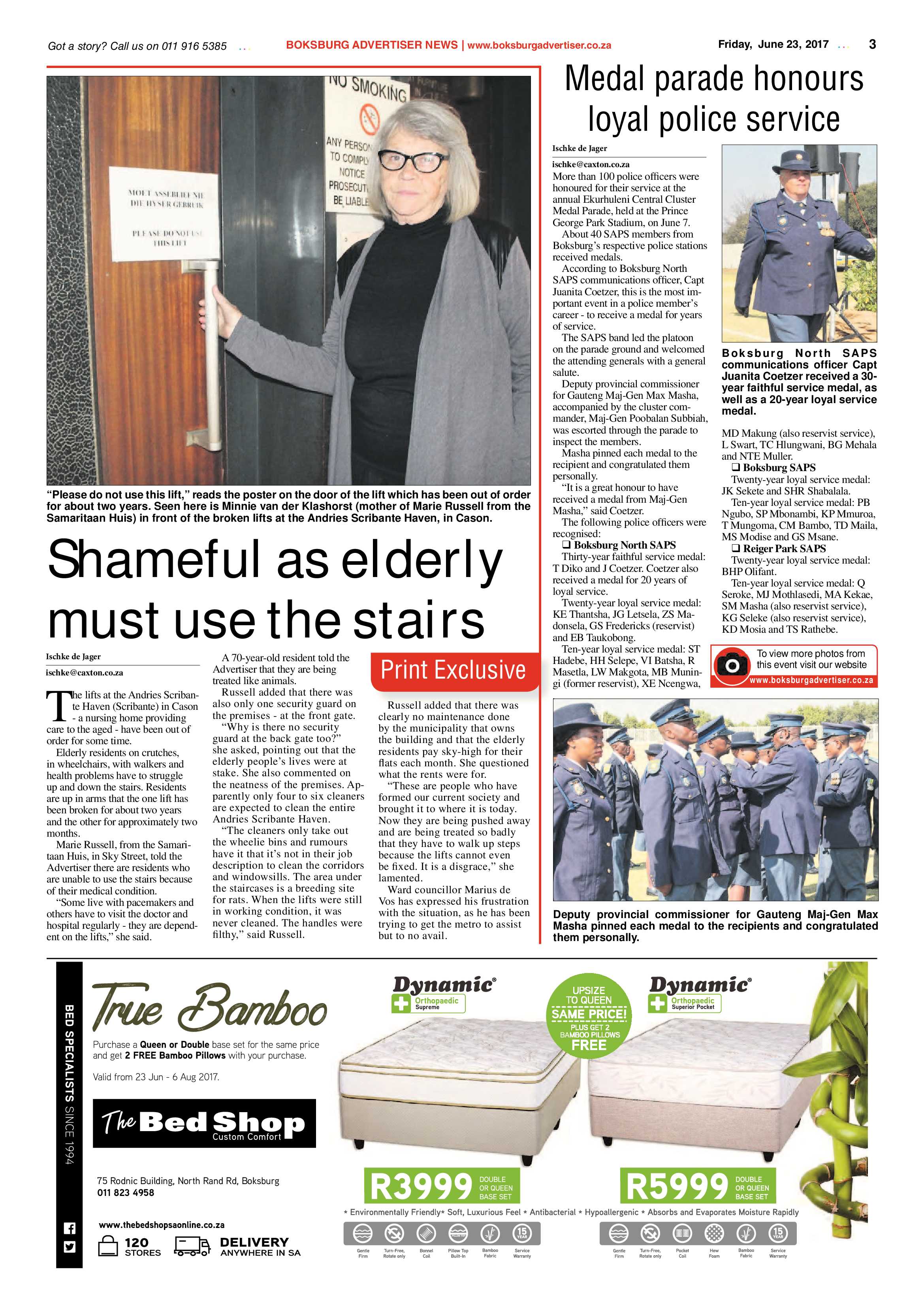 Boksburg Advertiser 20 June 2017 page 3