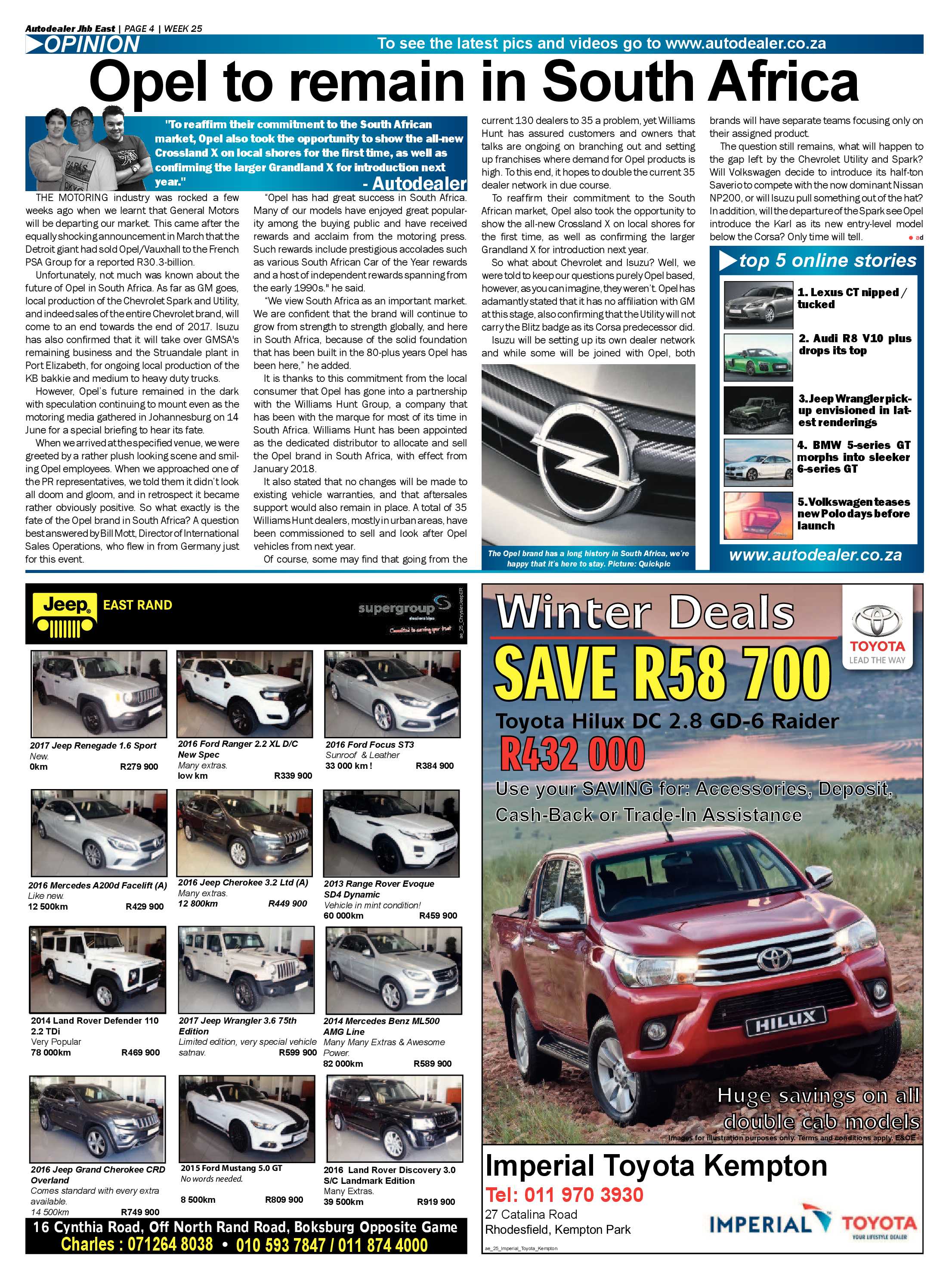 Boksburg Advertiser 20 June 2017 page 32