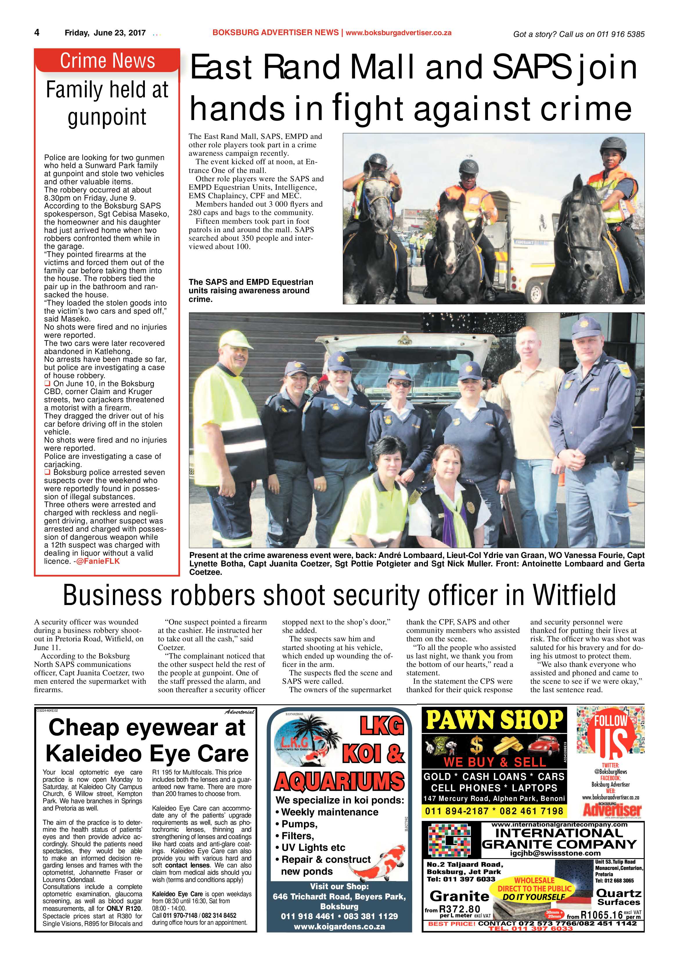 Boksburg Advertiser 20 June 2017 page 4
