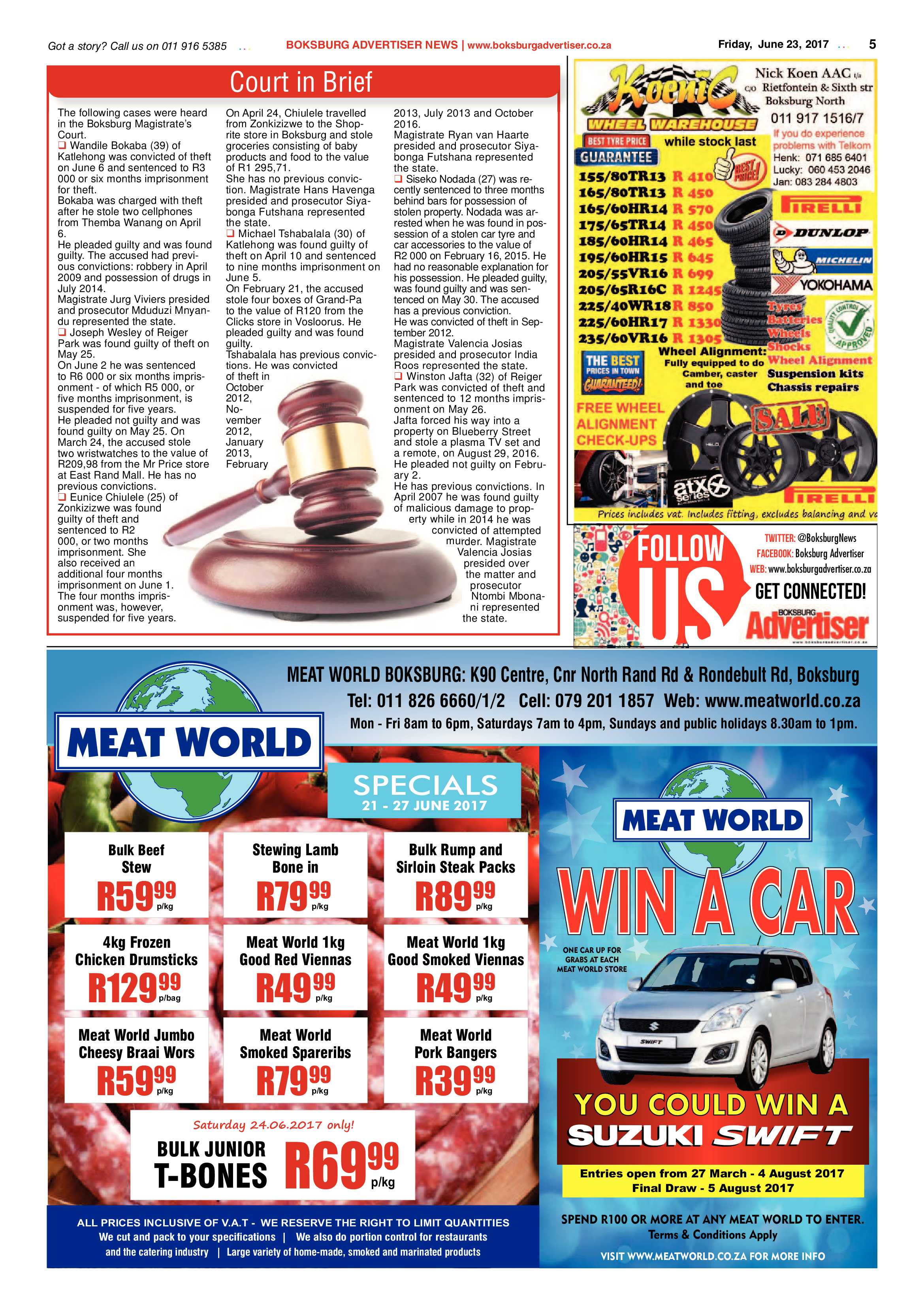 Boksburg Advertiser 20 June 2017 page 5