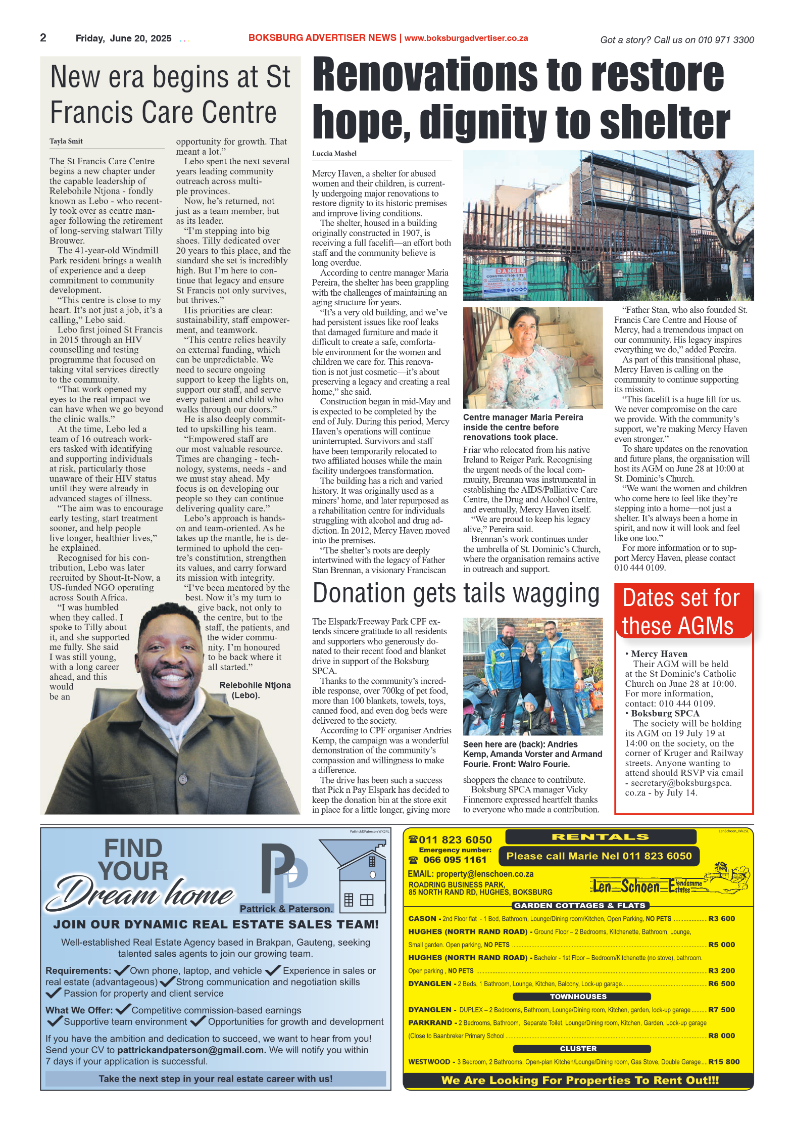 Boksburg Advertiser 20 June 2025 page 2