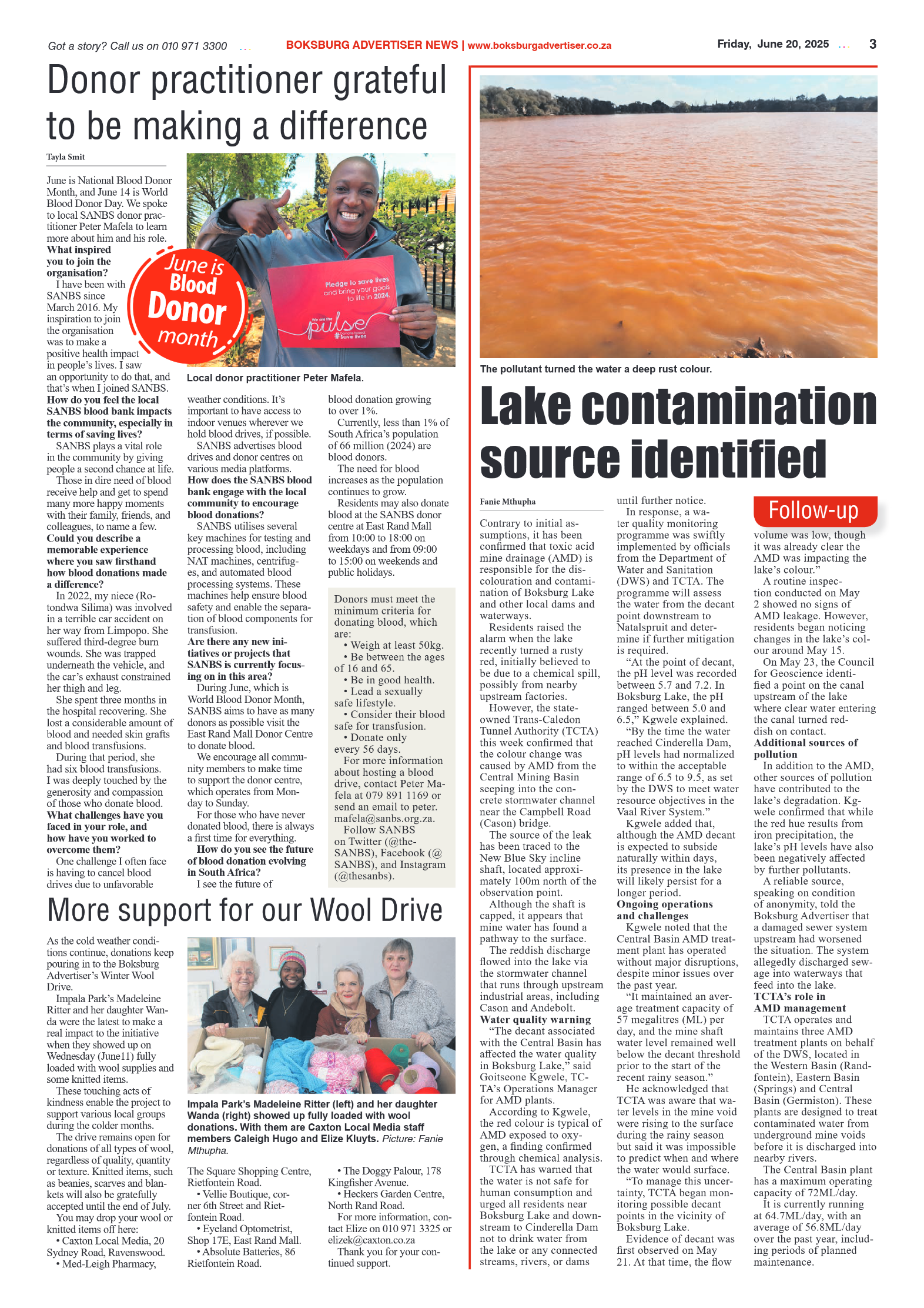 Boksburg Advertiser 20 June 2025 page 3