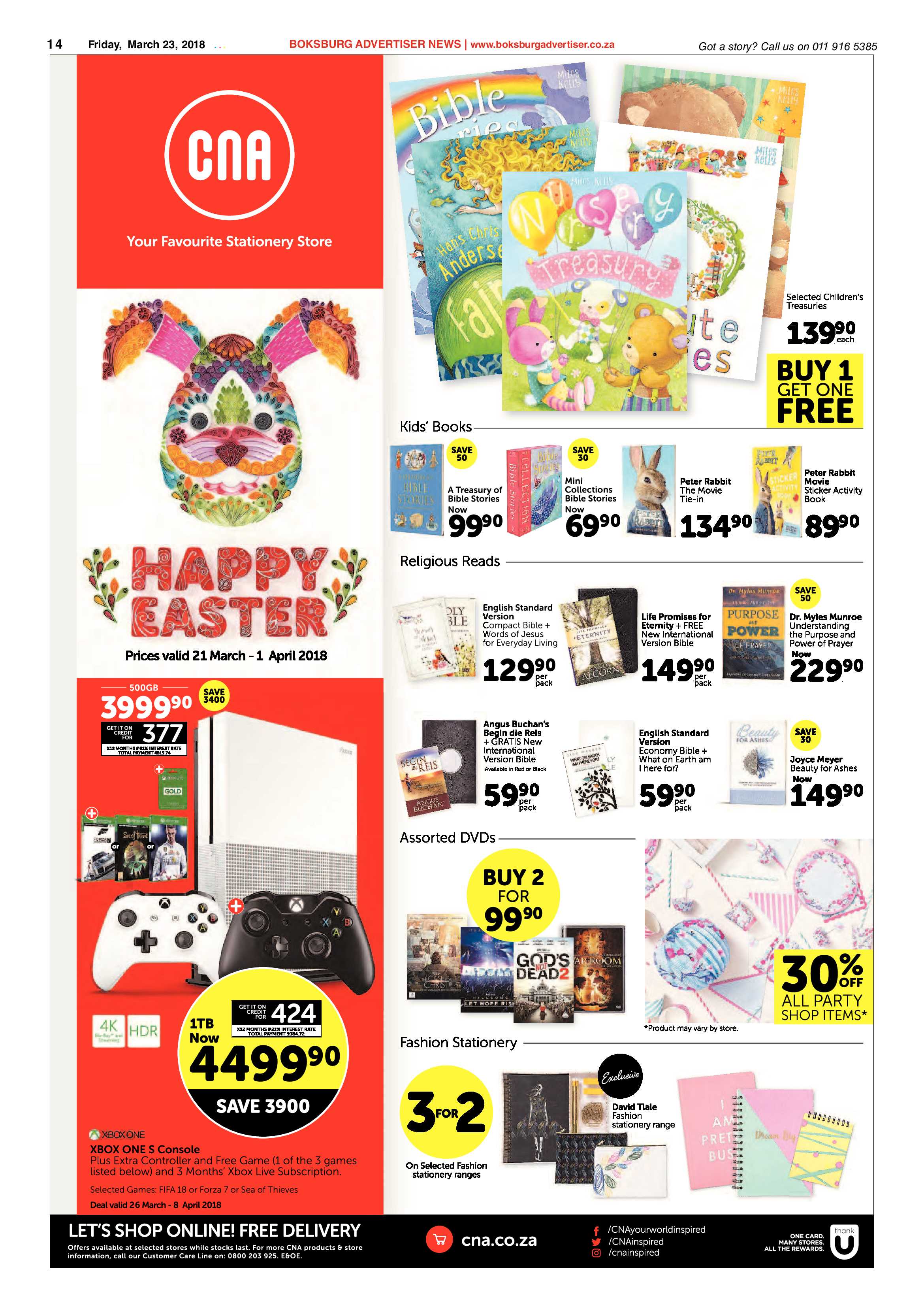 Boksburg Advertiser 20 March 2018 page 14