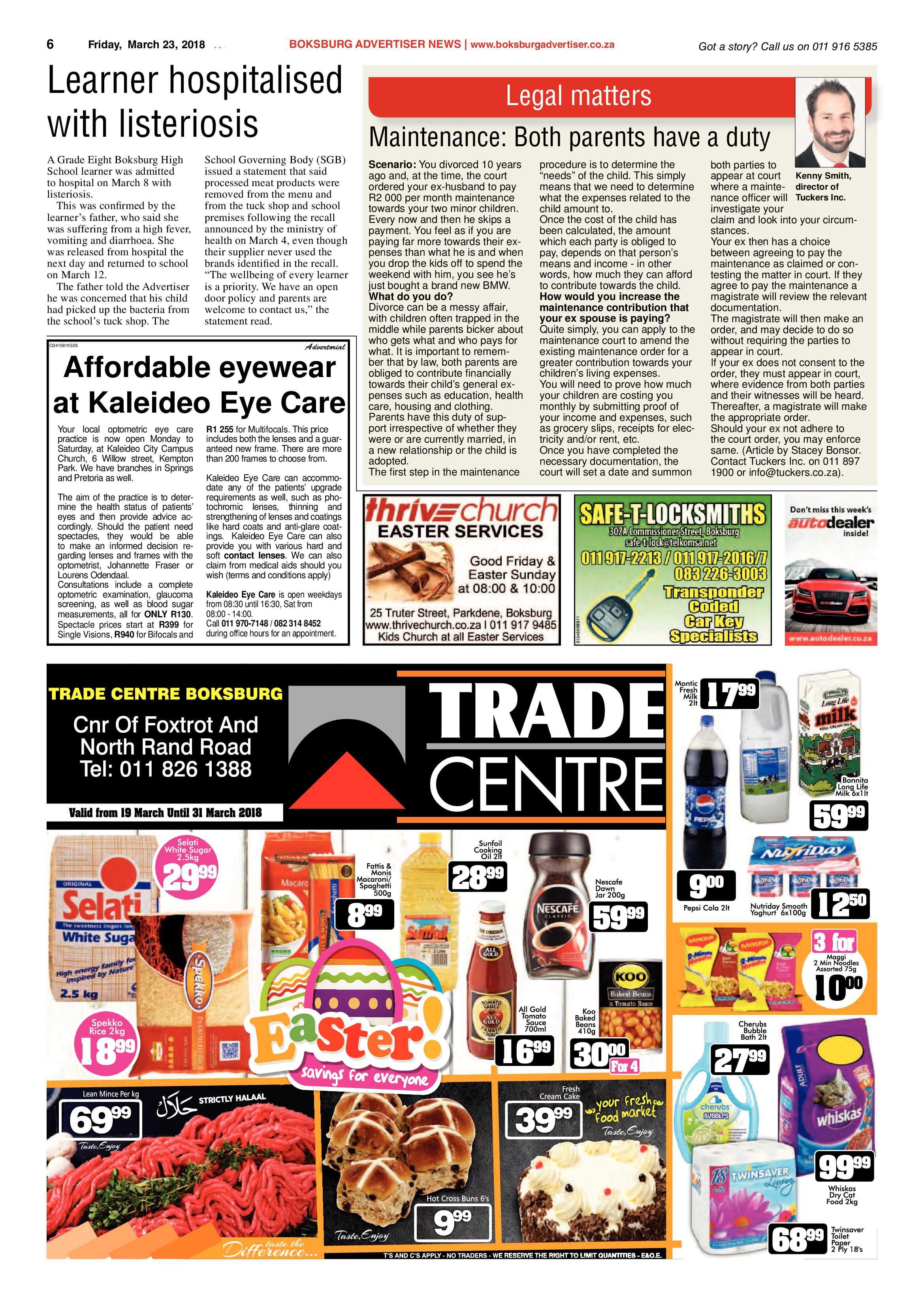 Boksburg Advertiser 20 March 2018 page 6