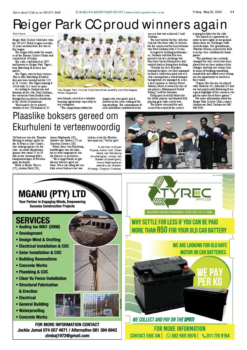 Boksburg Advertiser 20 May 2022 page 11