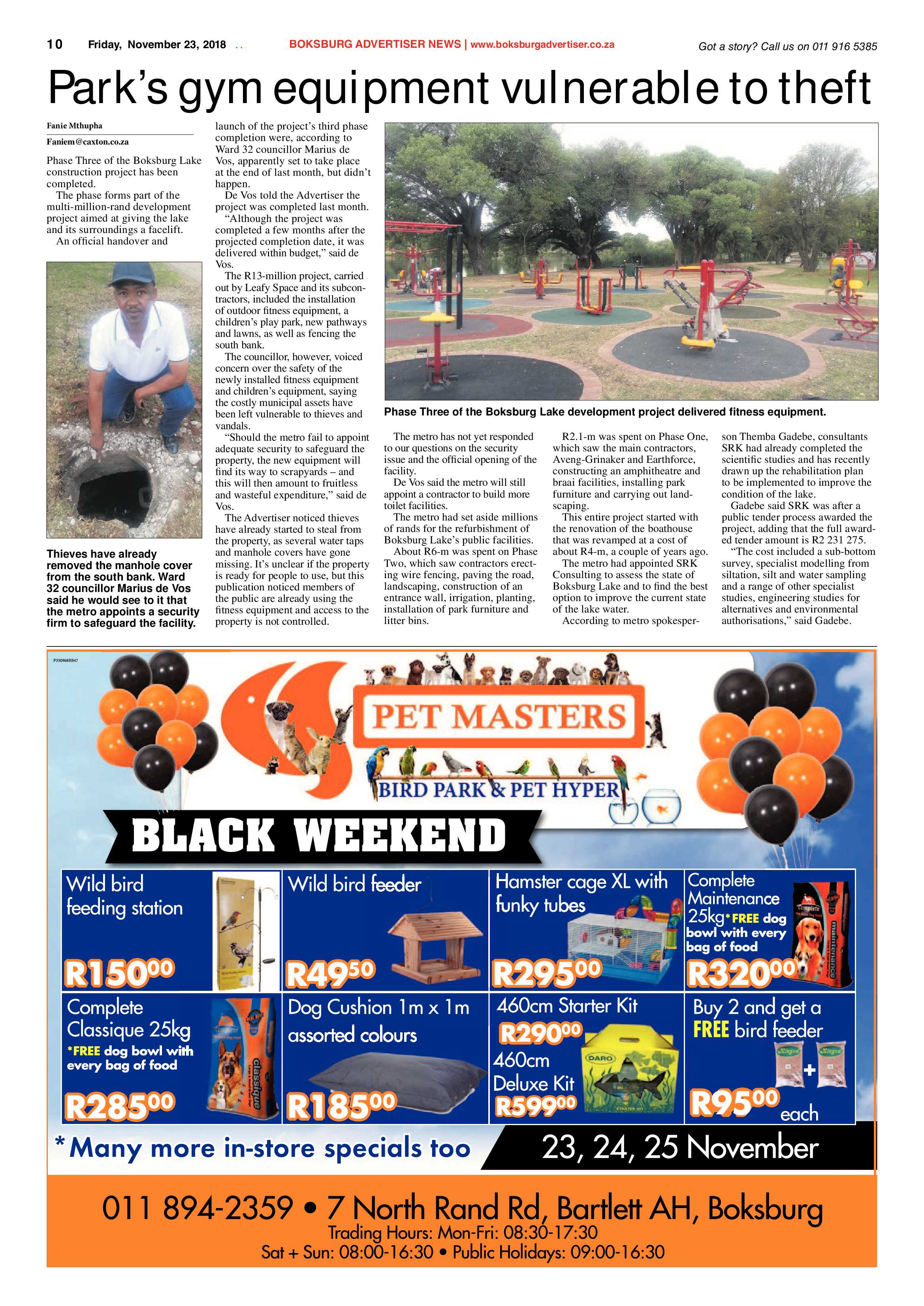 Boksburg Advertiser 20 November 2018 page 10