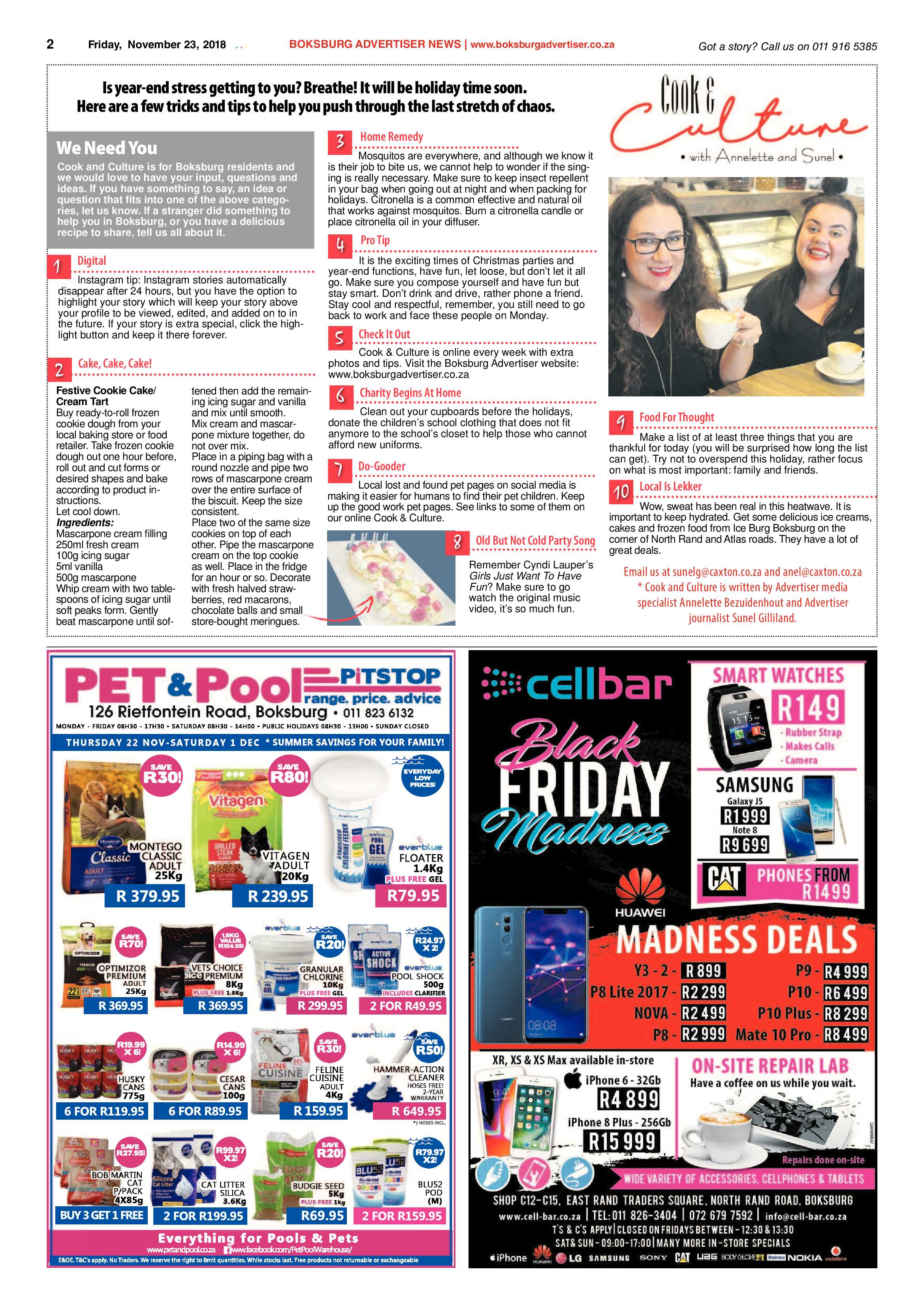 Boksburg Advertiser 20 November 2018 page 2