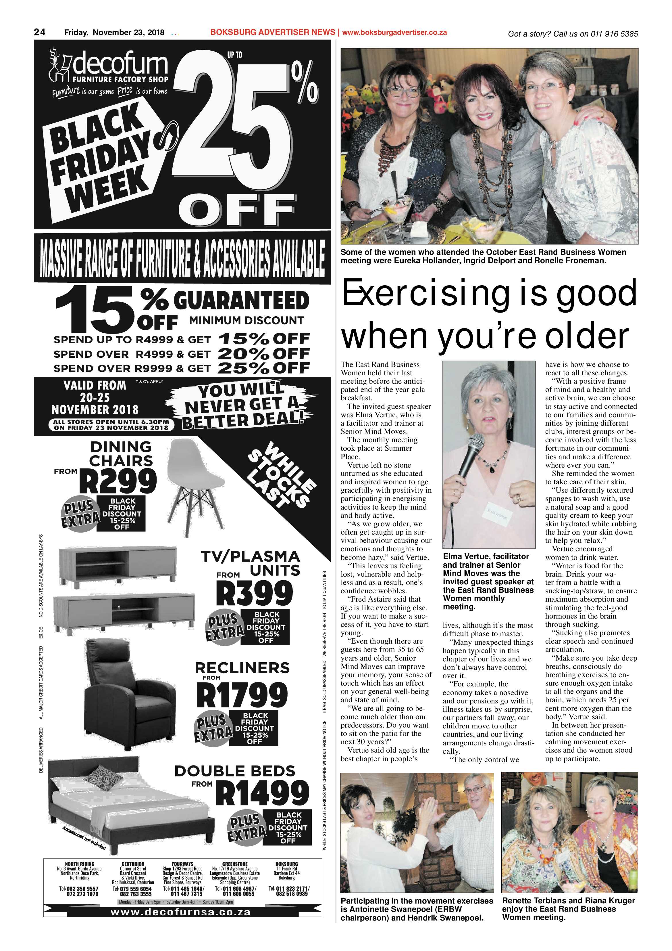 Boksburg Advertiser 20 November 2018 page 24