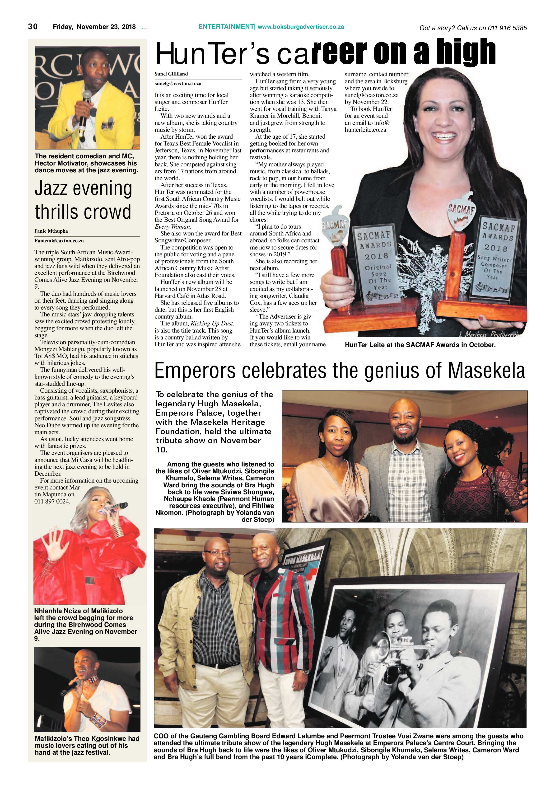 Boksburg Advertiser 20 November 2018 page 30
