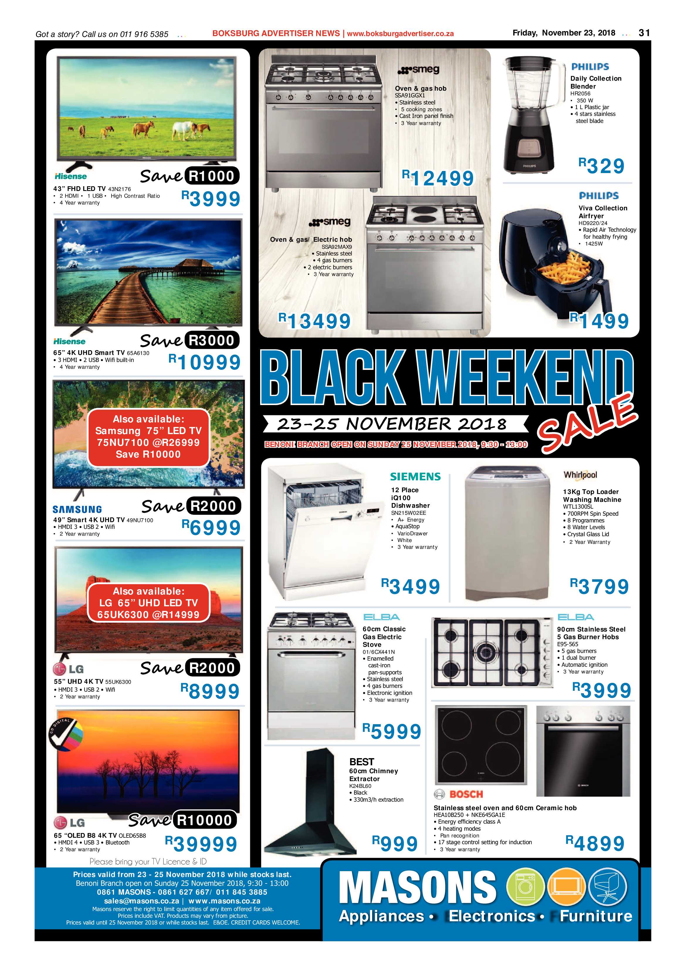 Boksburg Advertiser 20 November 2018 page 31