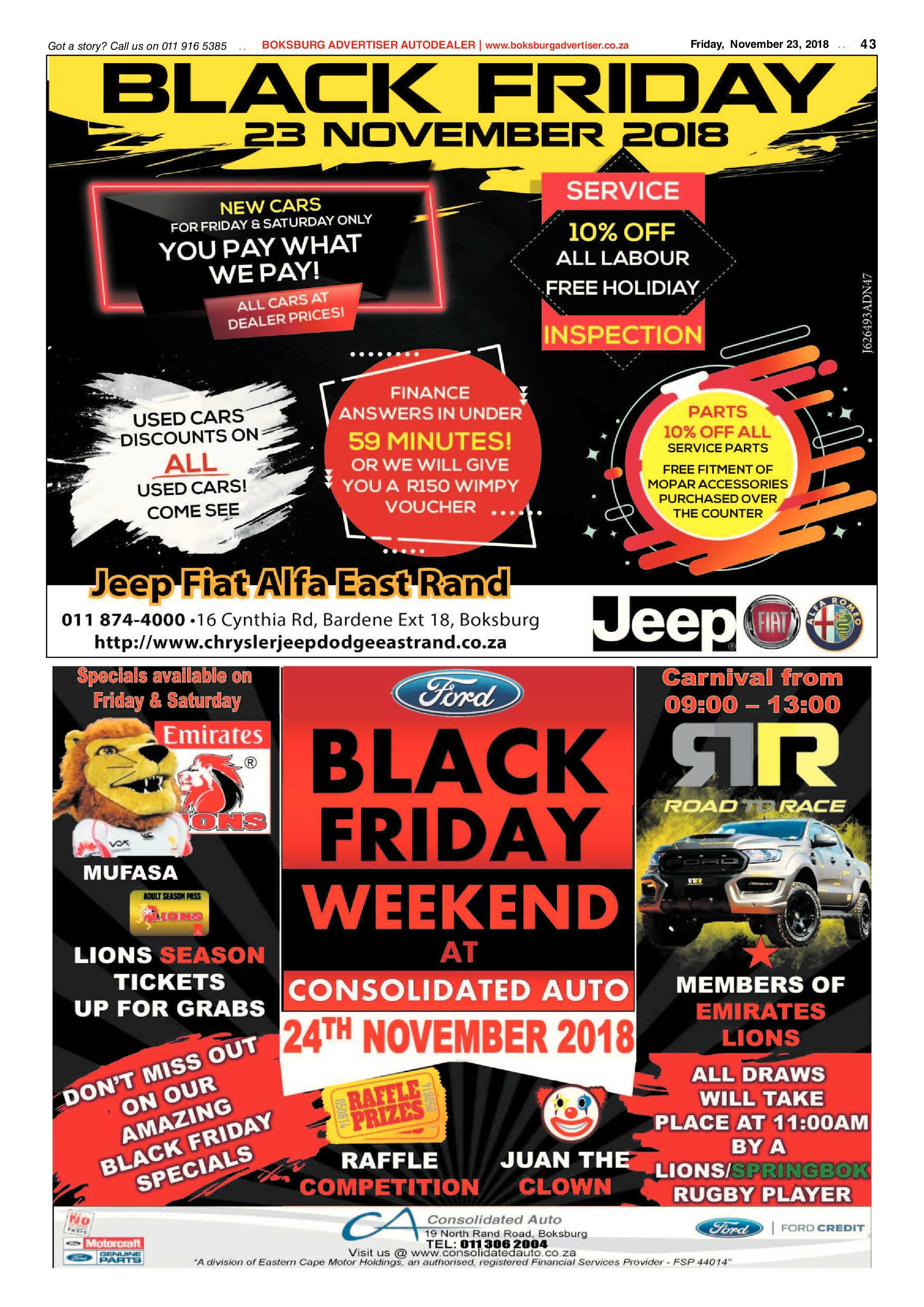 Boksburg Advertiser 20 November 2018 page 43