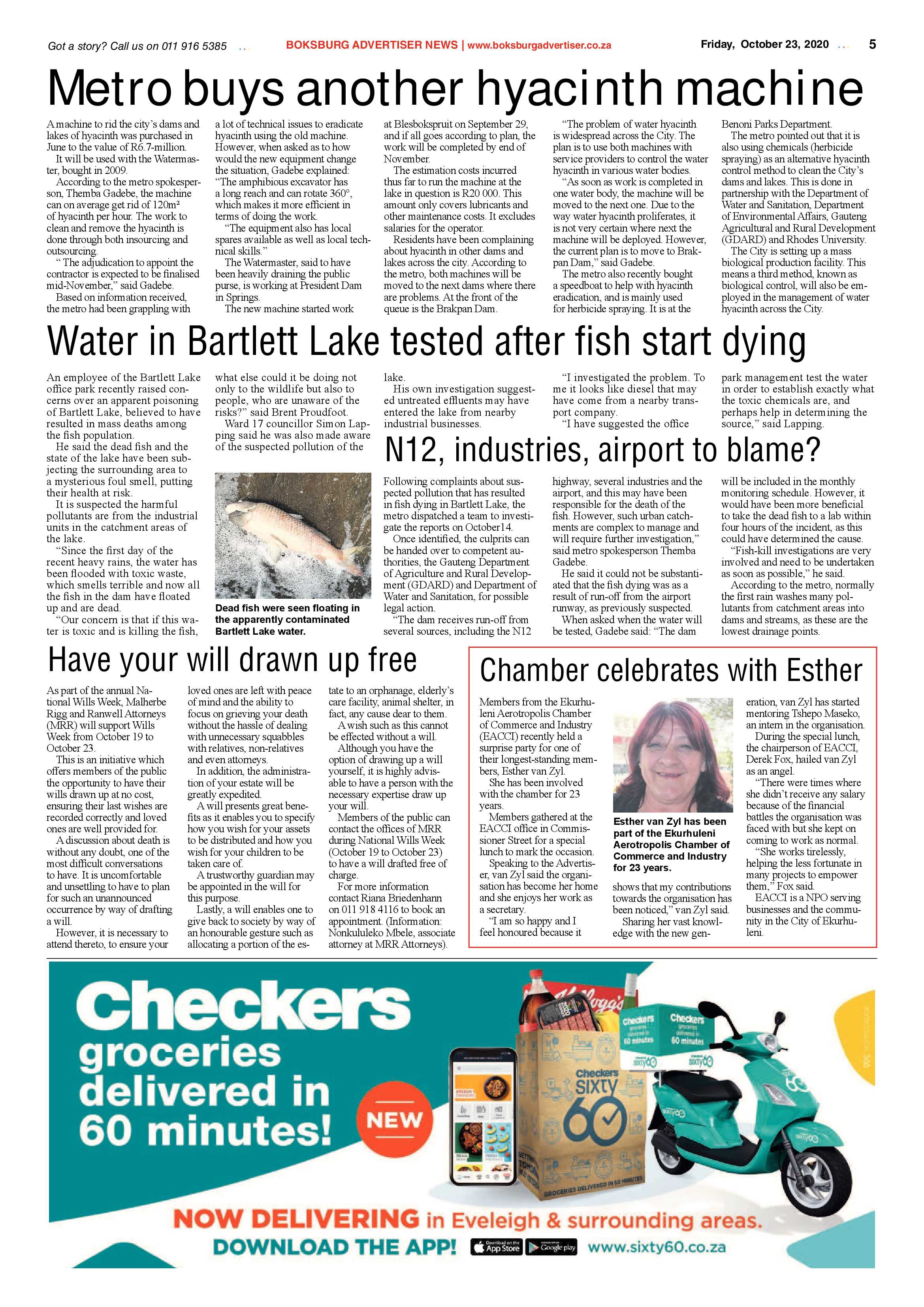 Boksburg Advertiser 20 October 2020 page 5