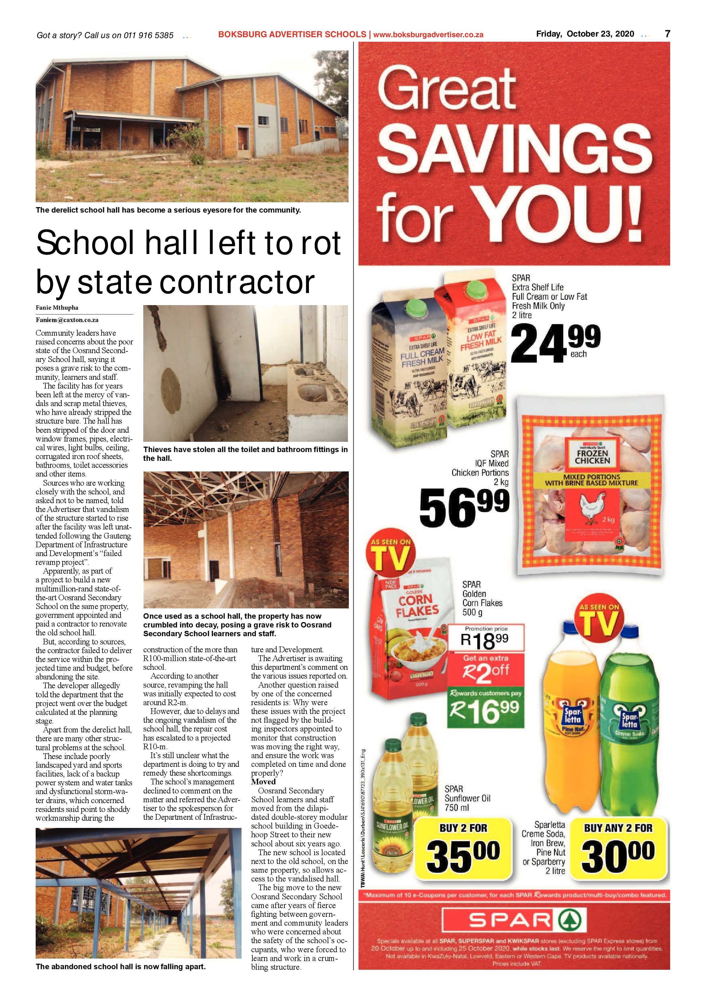 Boksburg Advertiser 20 October 2020 page 7