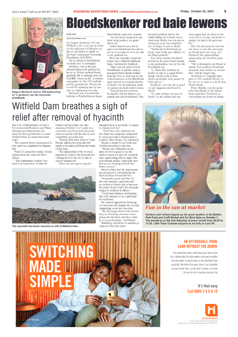 Boksburg Advertiser 20 October 2023 page 3