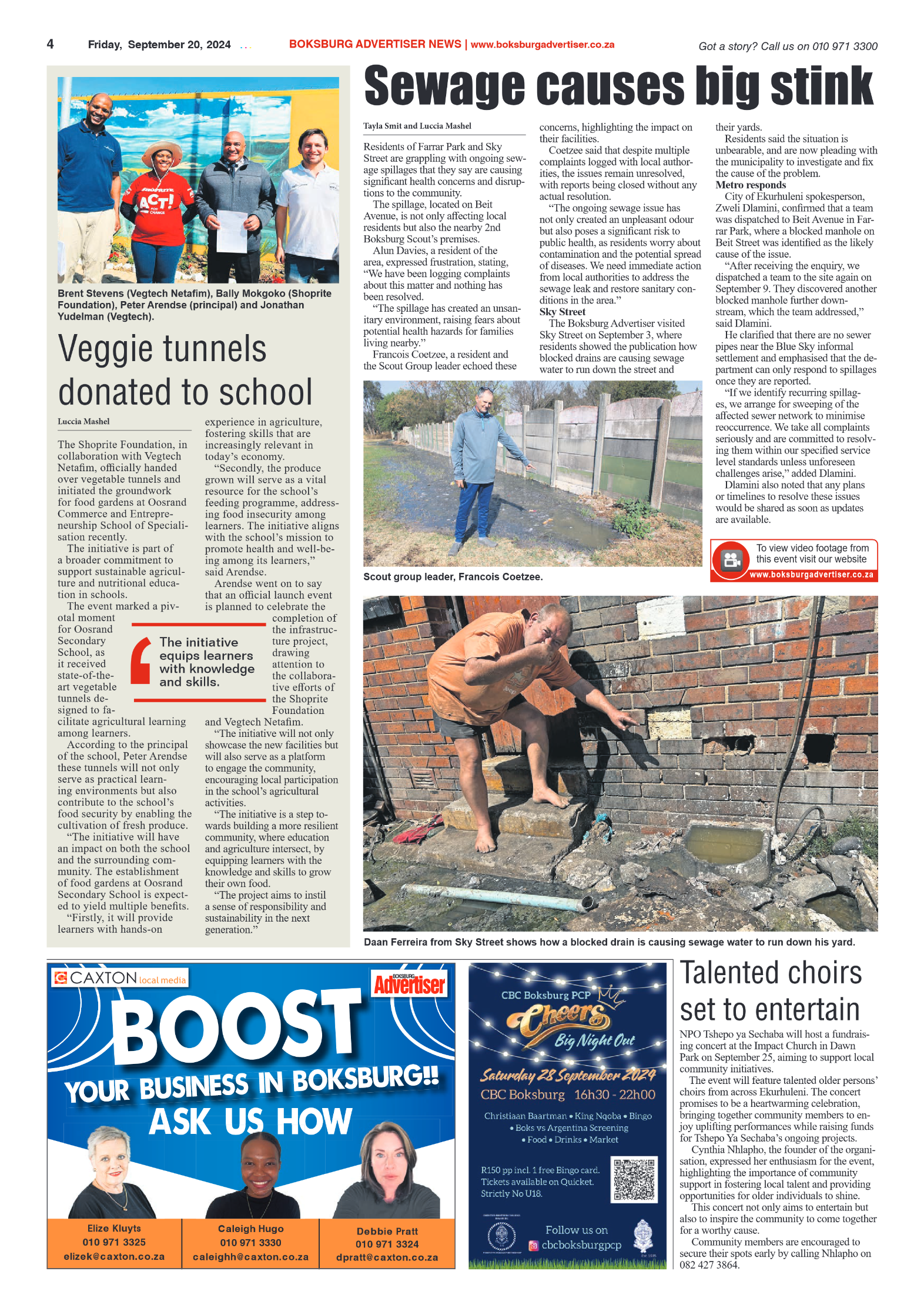 Boksburg Advertiser 20 September 2024 page 4