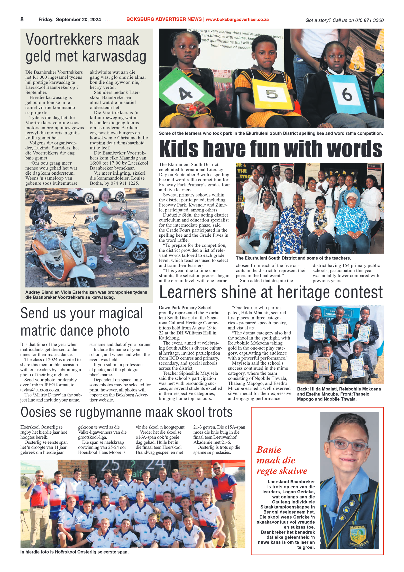 Boksburg Advertiser 20 September 2024 page 8