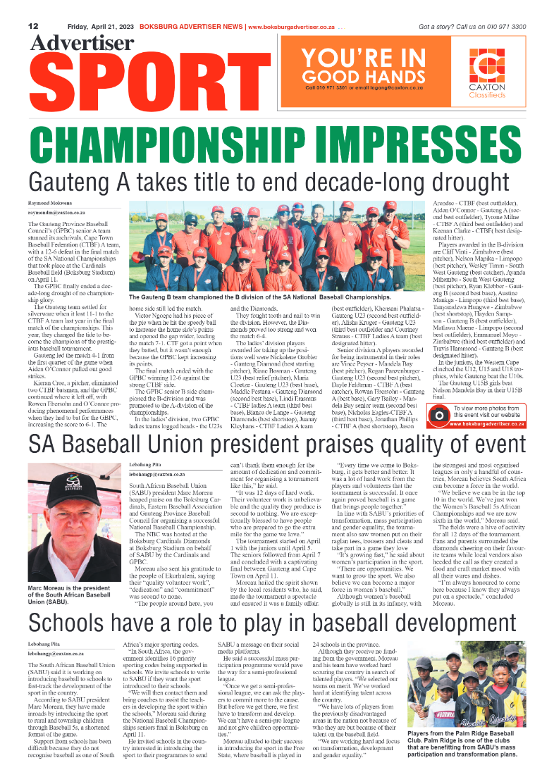 Boksburg Advertiser 21 April 2023 page 12