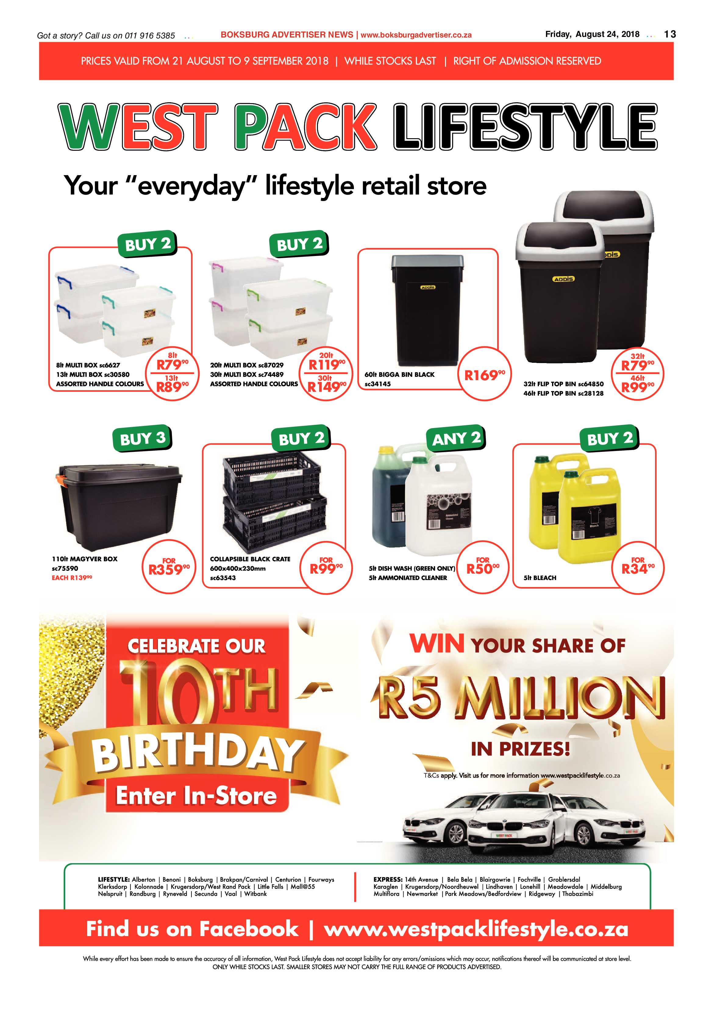 Boksburg Advertiser 21 August 2018 page 13
