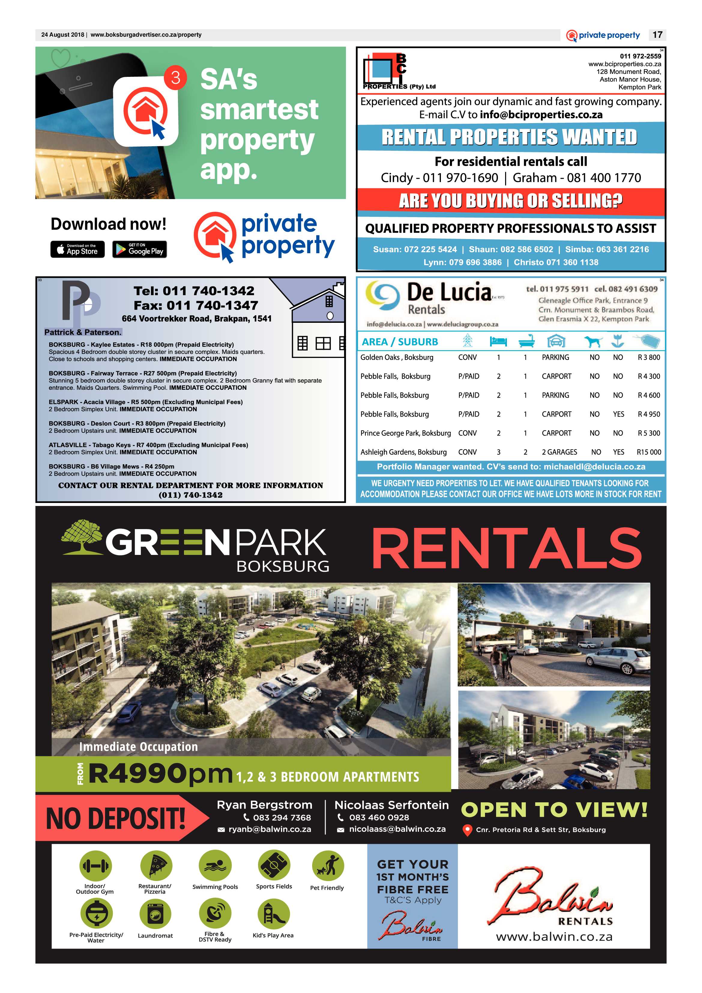 Boksburg Advertiser 21 August 2018 page 17