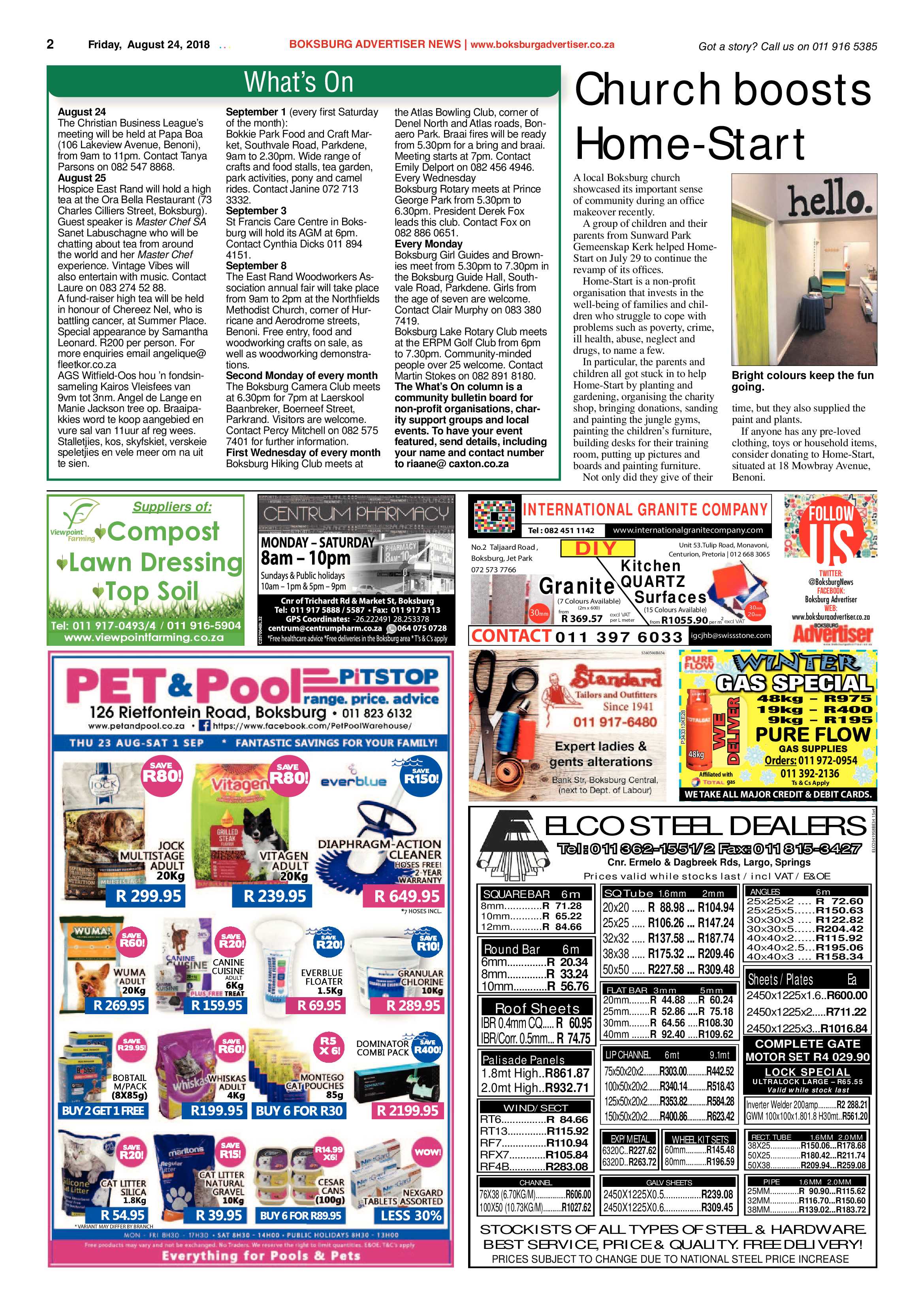 Boksburg Advertiser 21 August 2018 page 2
