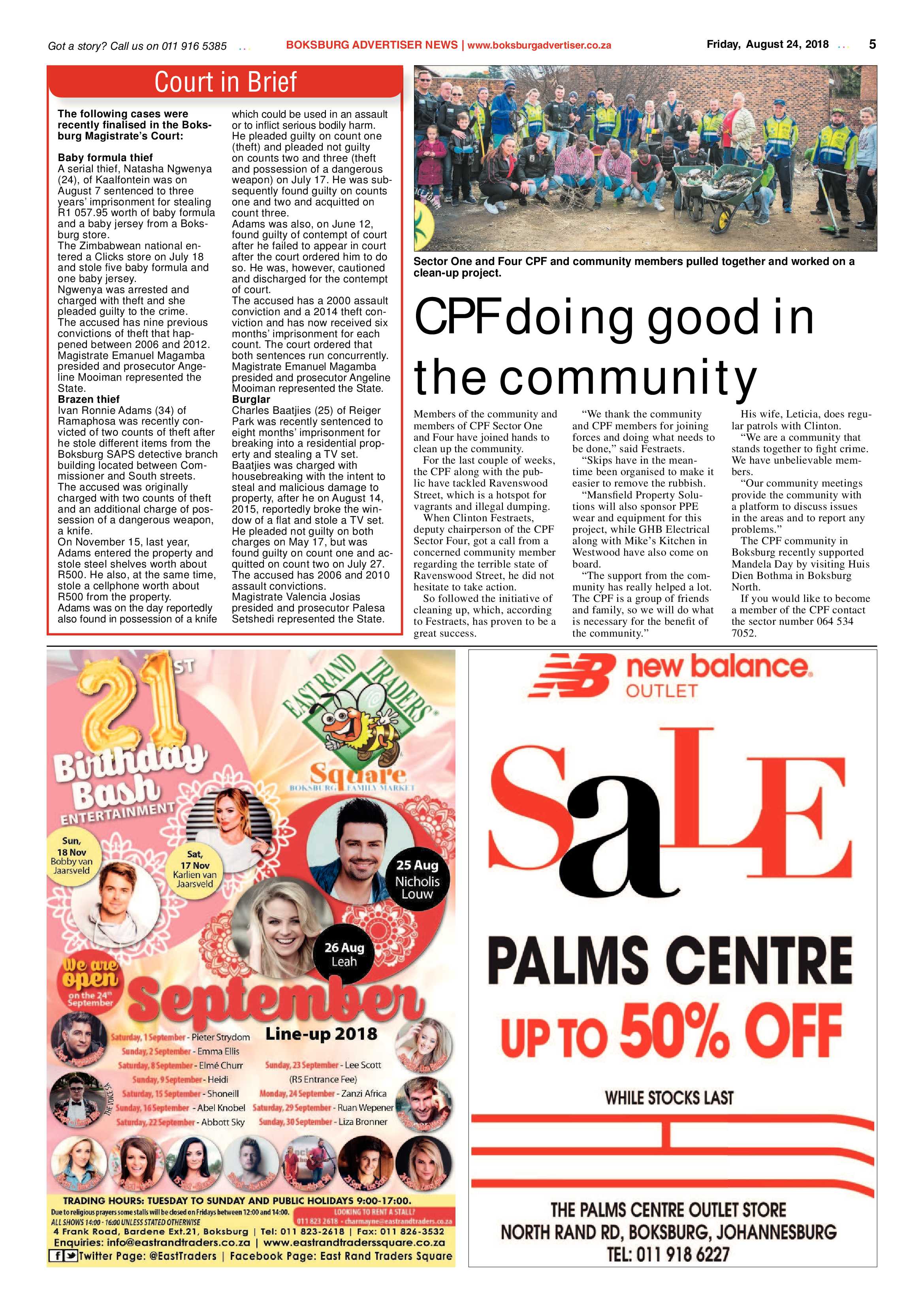 Boksburg Advertiser 21 August 2018 page 5