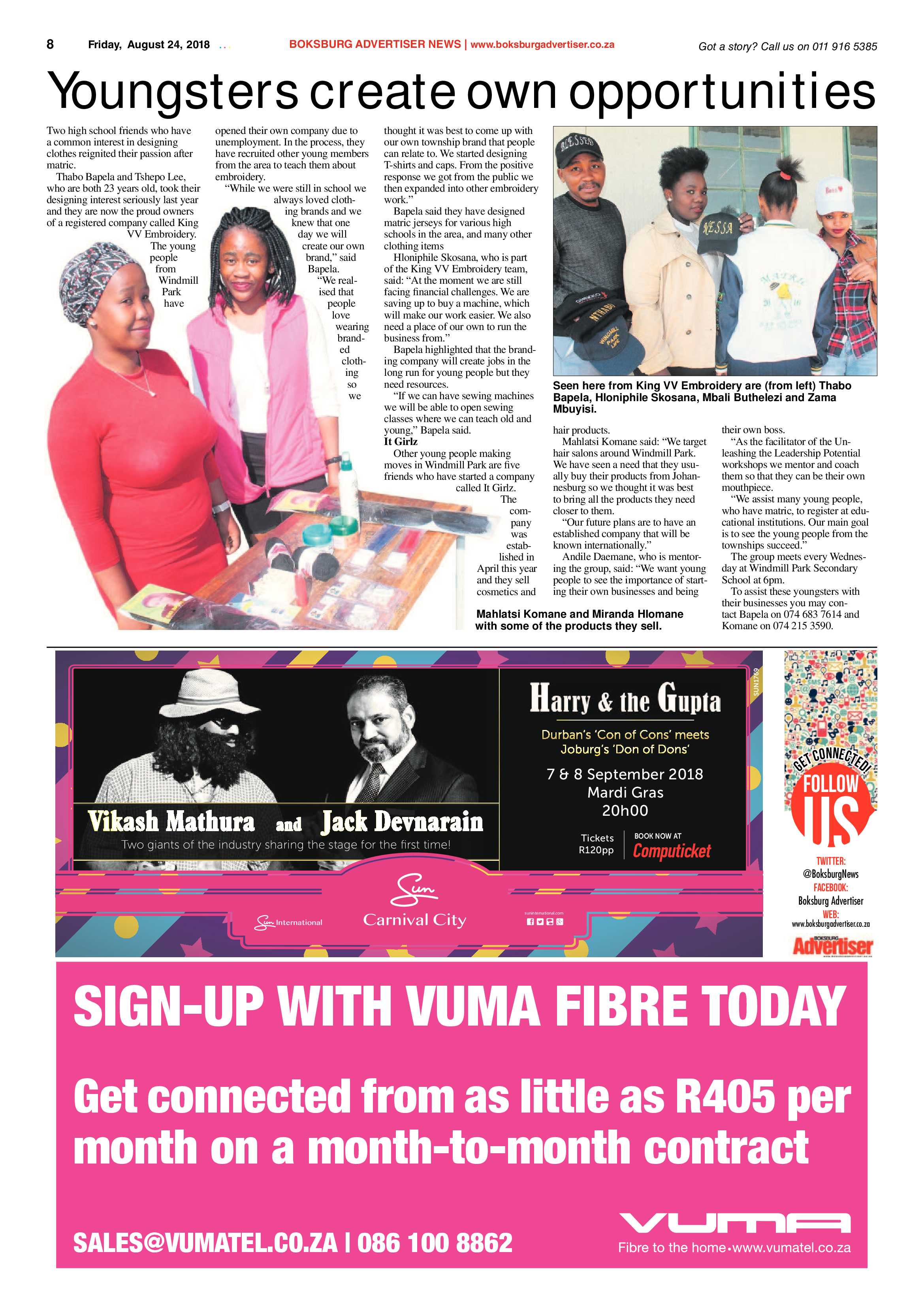 Boksburg Advertiser 21 August 2018 page 8