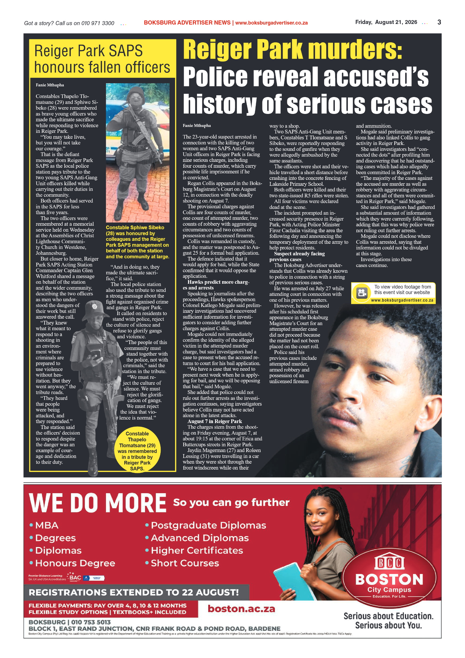Boksburg Advertiser 21 August 2026 page 3