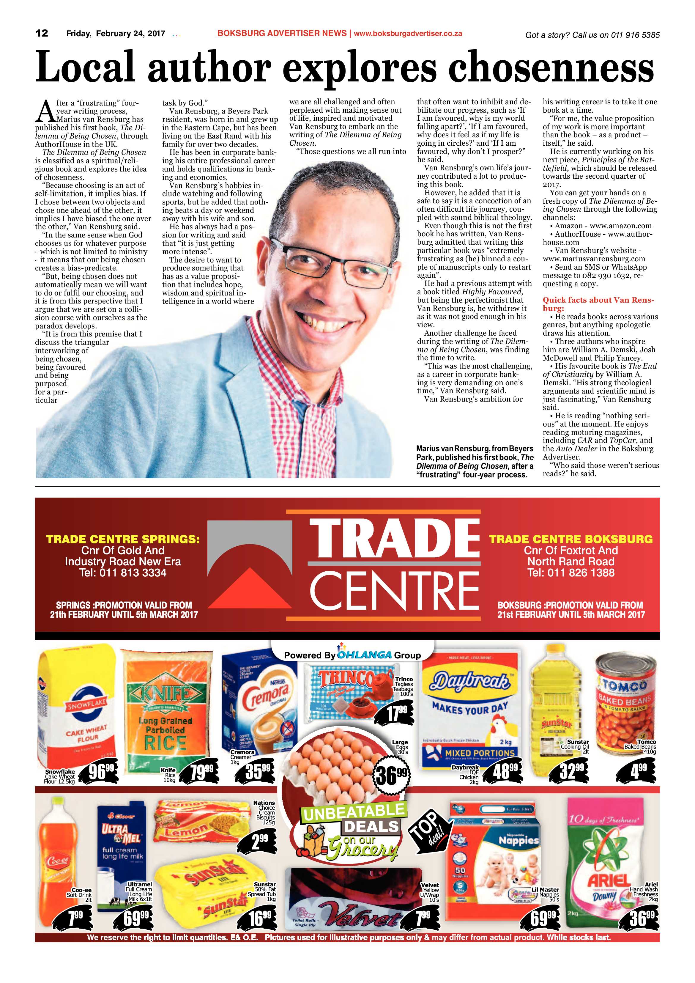 Boksburg Advertiser 21 February 2017 page 12