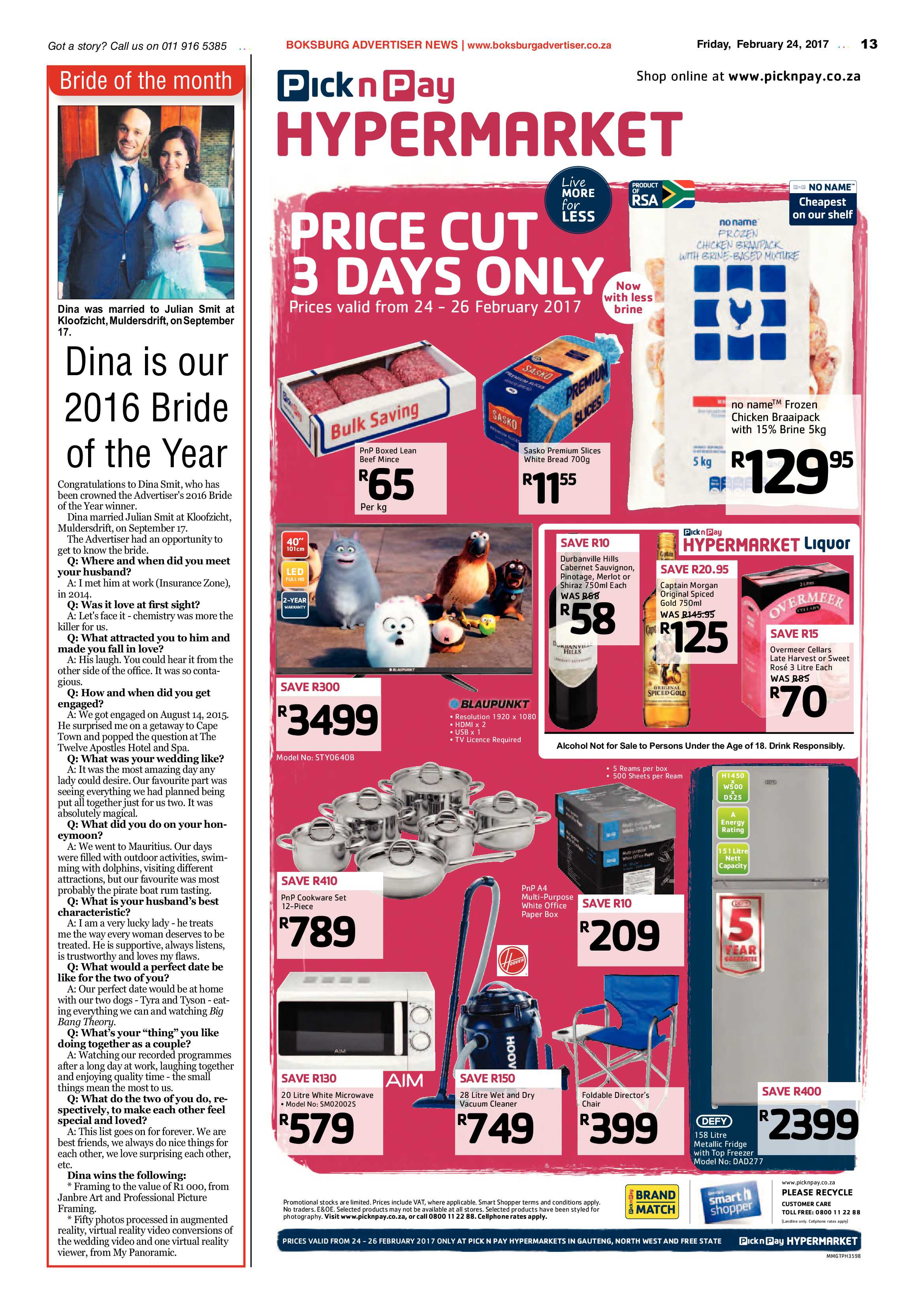 Boksburg Advertiser 21 February 2017 page 13