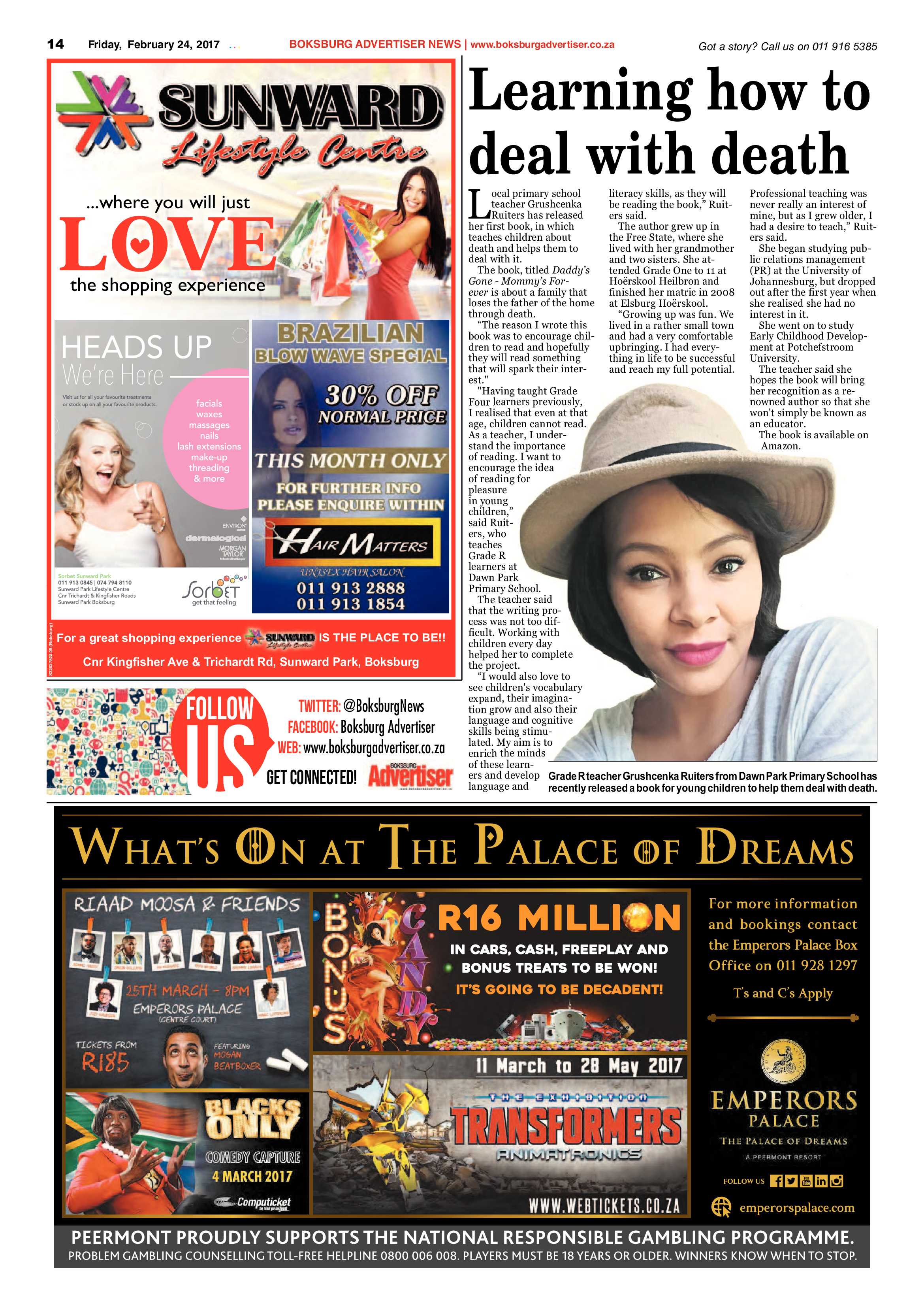 Boksburg Advertiser 21 February 2017 page 14