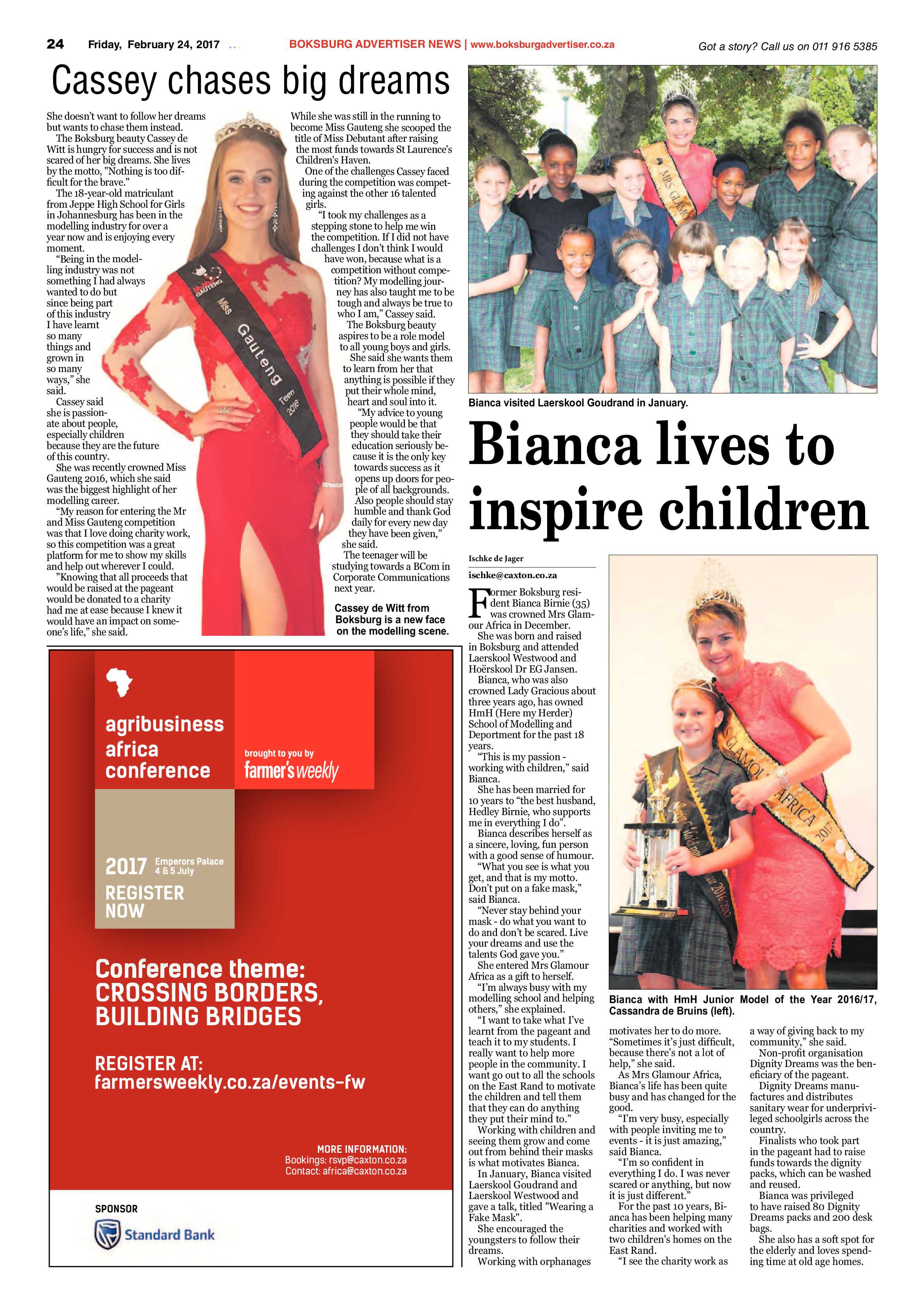 Boksburg Advertiser 21 February 2017 page 24