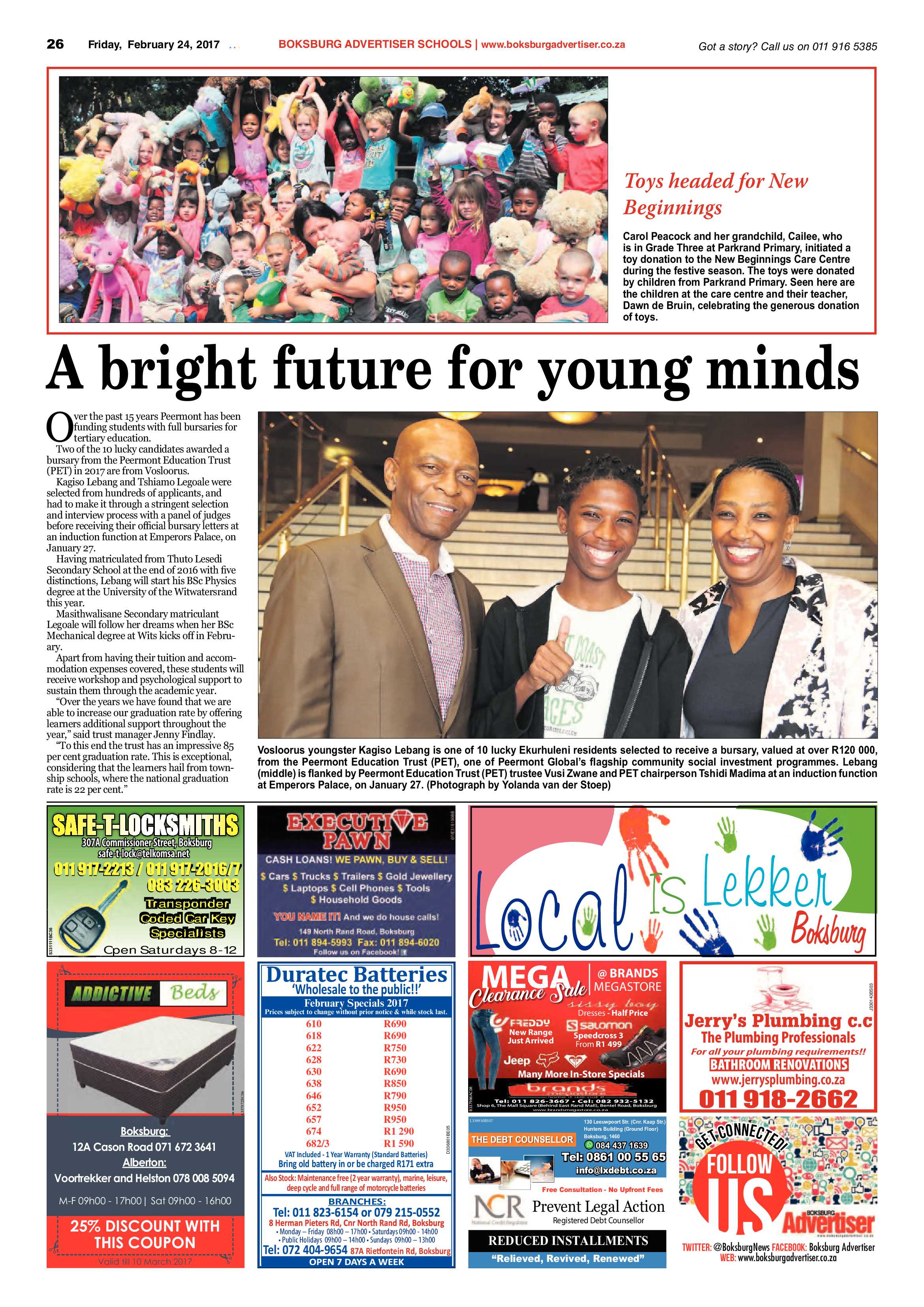 Boksburg Advertiser 21 February 2017 page 26