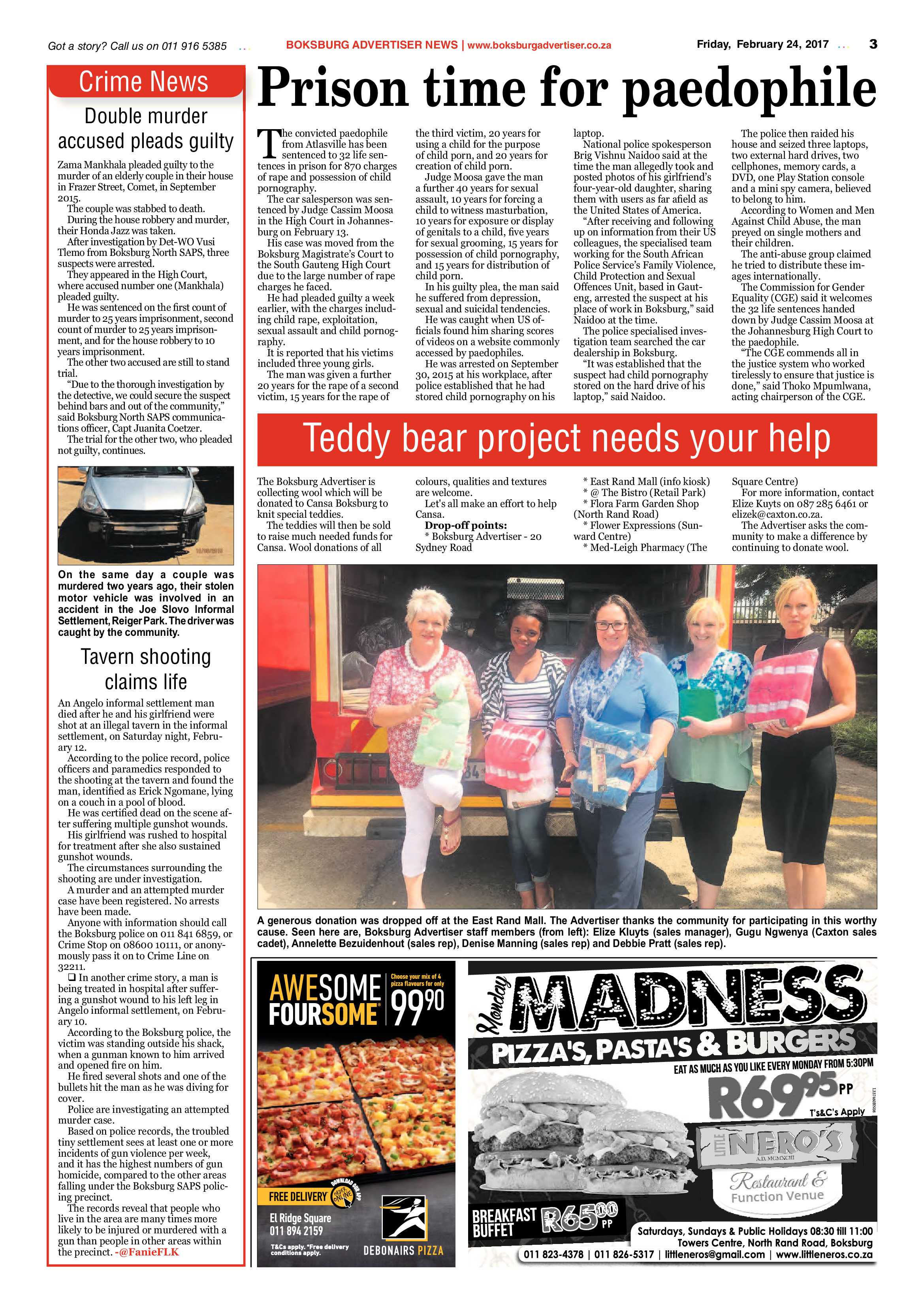 Boksburg Advertiser 21 February 2017 page 3