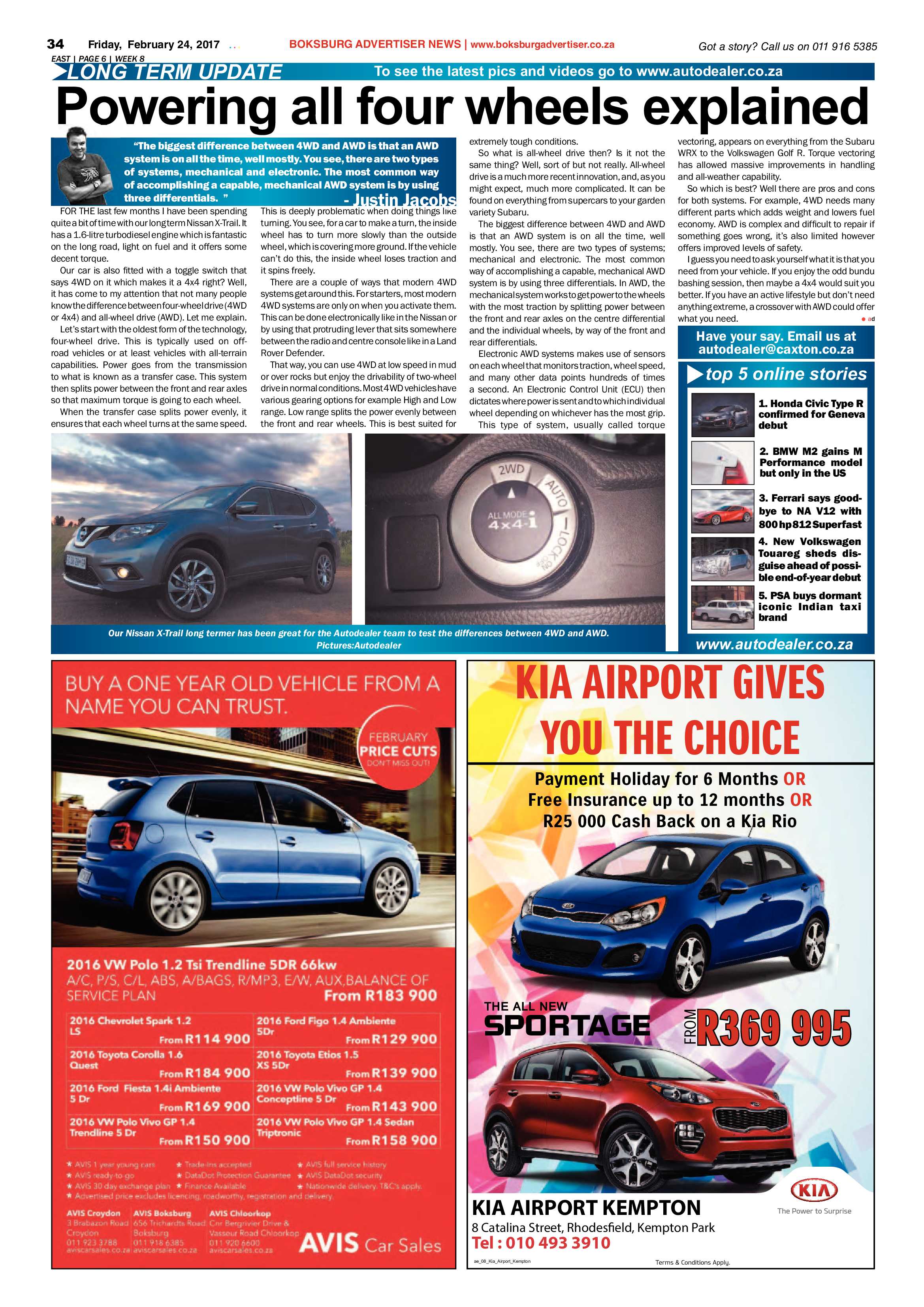 Boksburg Advertiser 21 February 2017 page 34