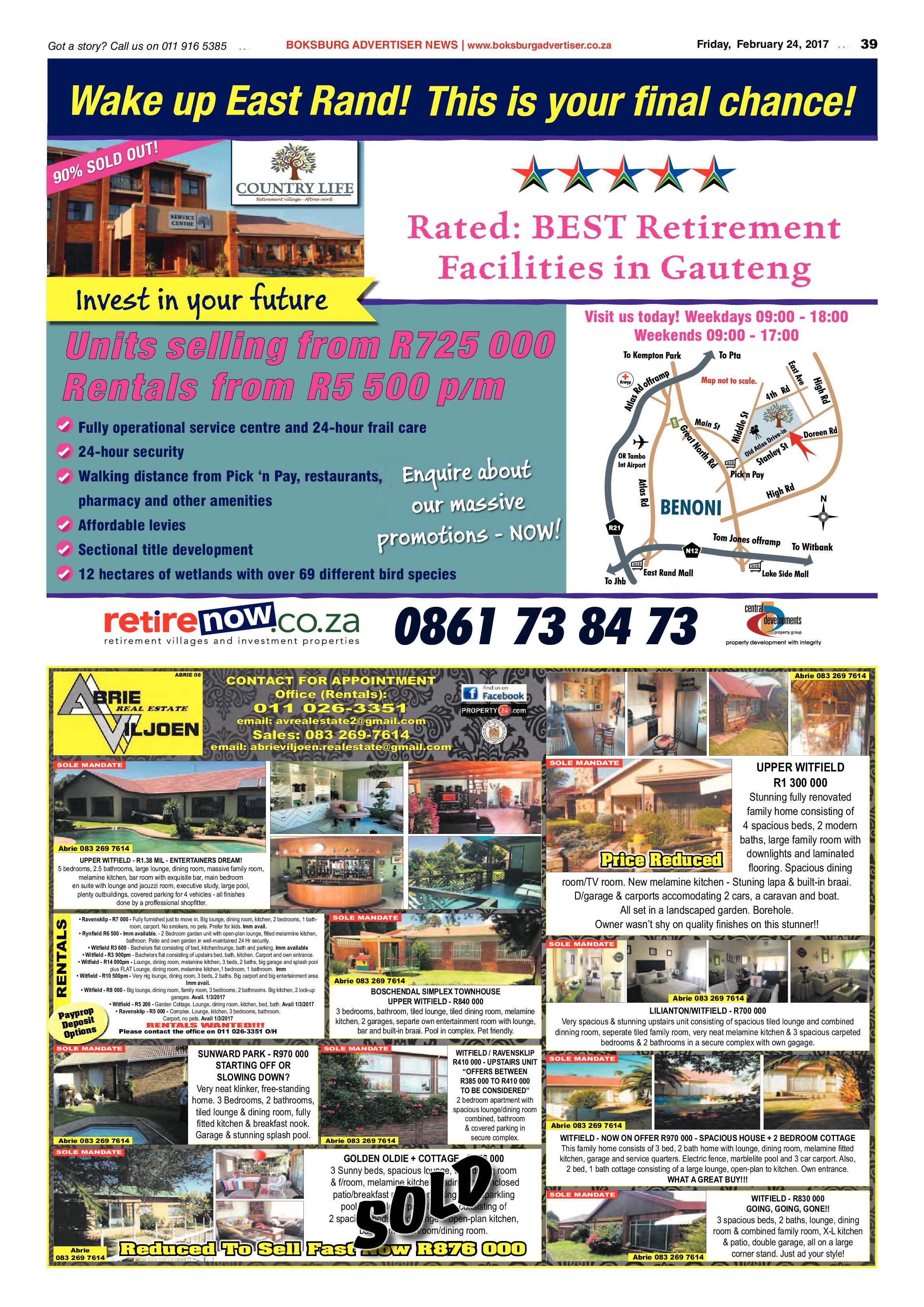 Boksburg Advertiser 21 February 2017 page 39