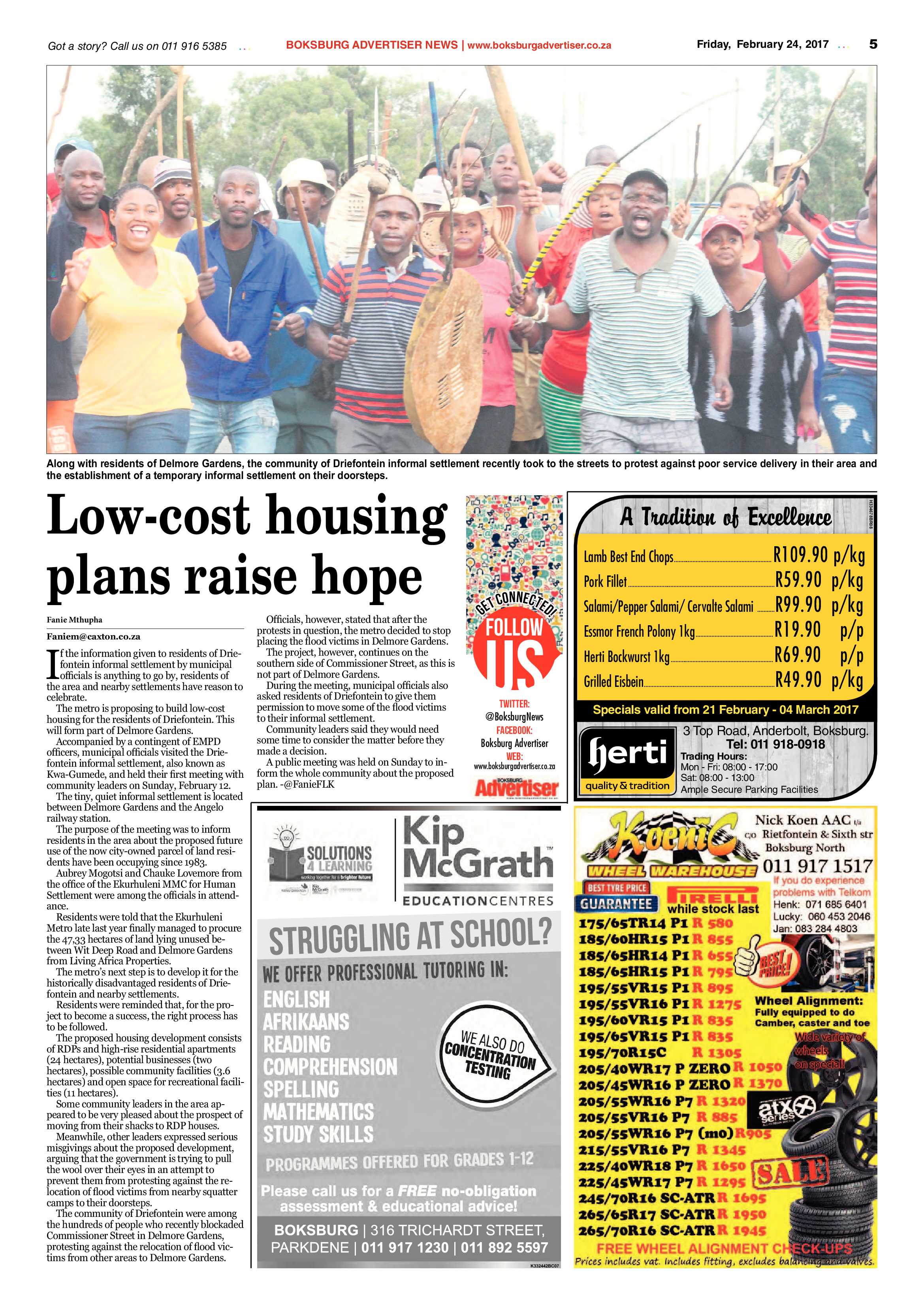 Boksburg Advertiser 21 February 2017 page 5