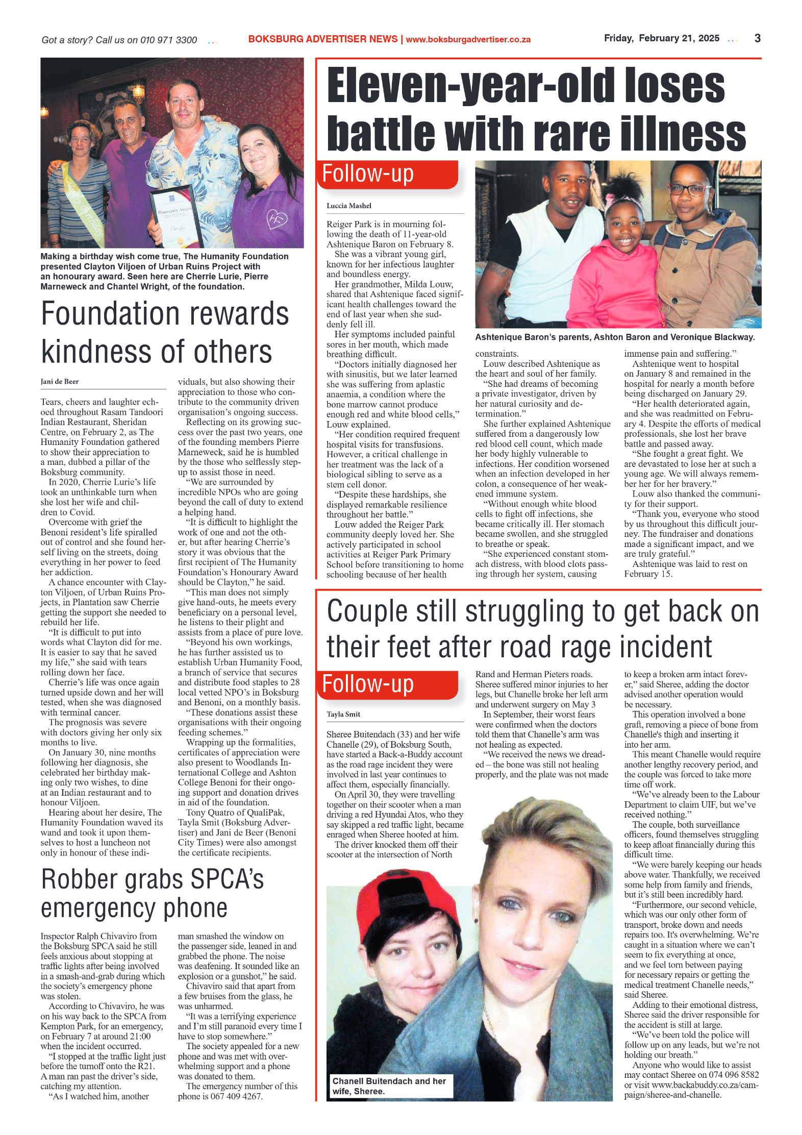 Boksburg Advertiser 21 February 2025 page 3