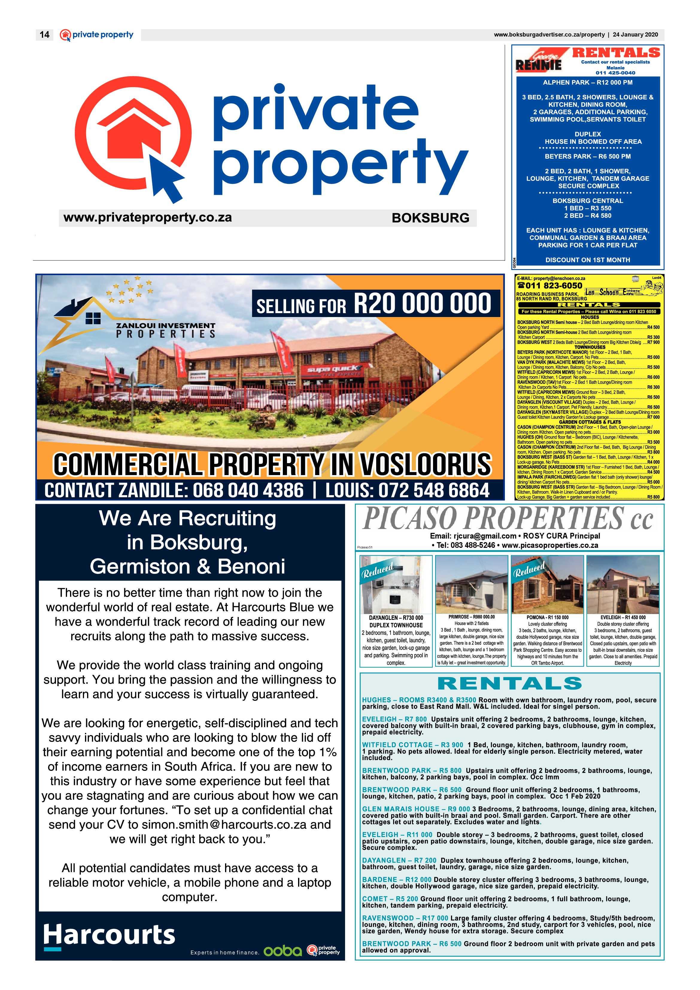 Boksburg Advertiser 21 January 2020 page 14