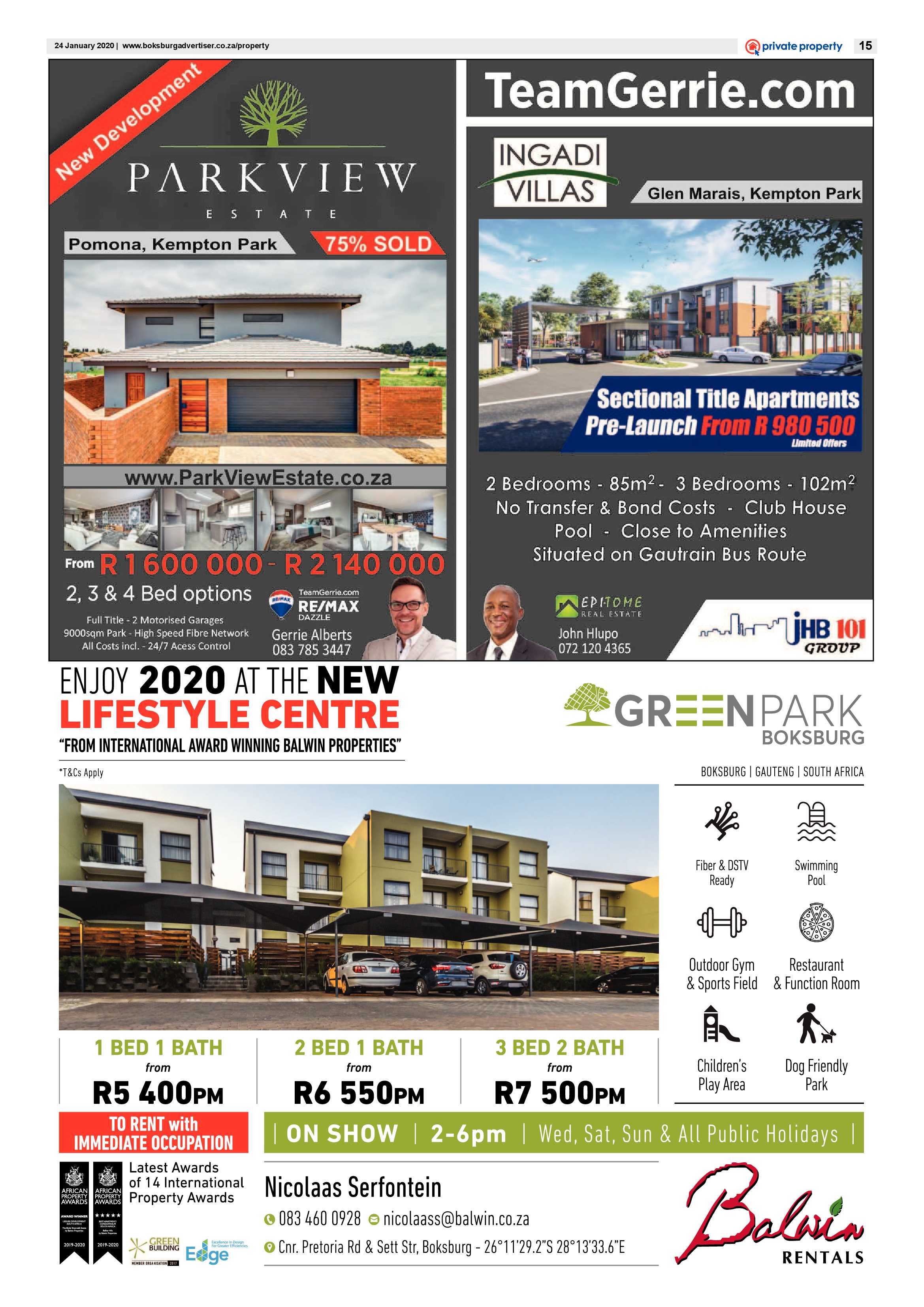 Boksburg Advertiser 21 January 2020 page 15