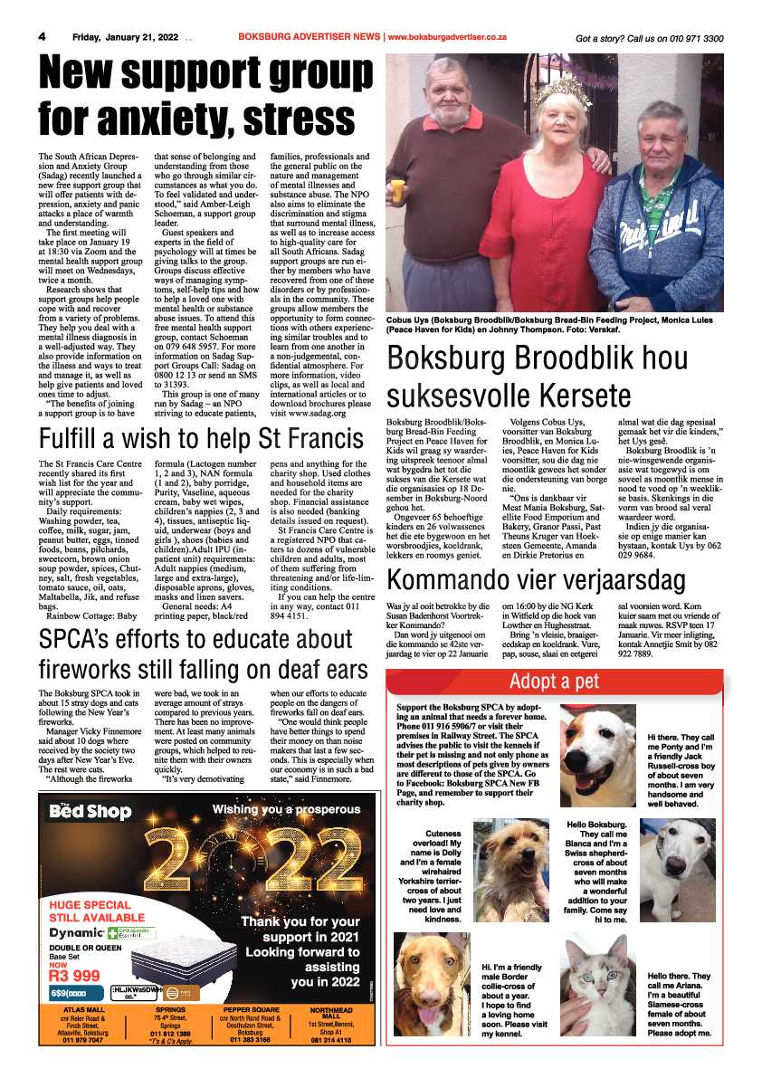Boksburg Advertiser 21 January 2022 page 4