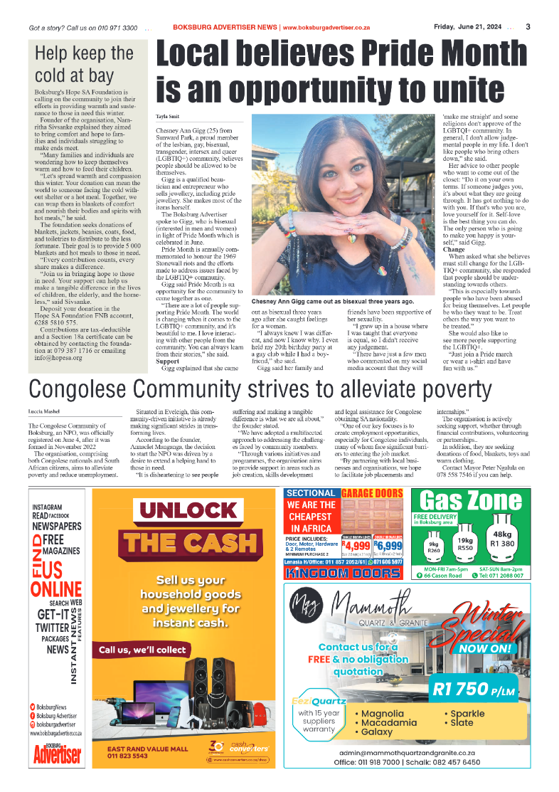Boksburg Advertiser 21 June 2024 page 3