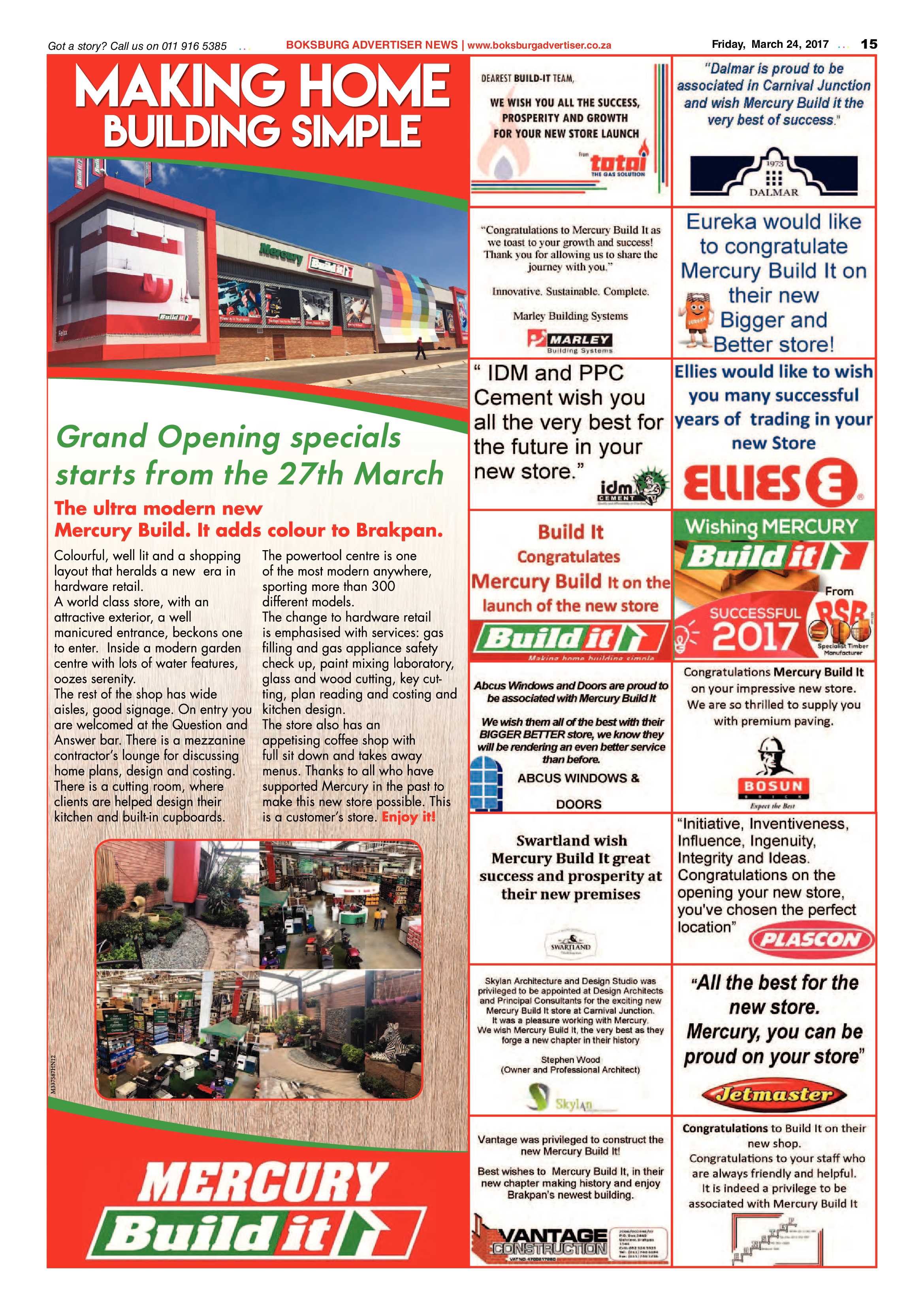 Boksburg Advertiser 21 March 2017 page 15
