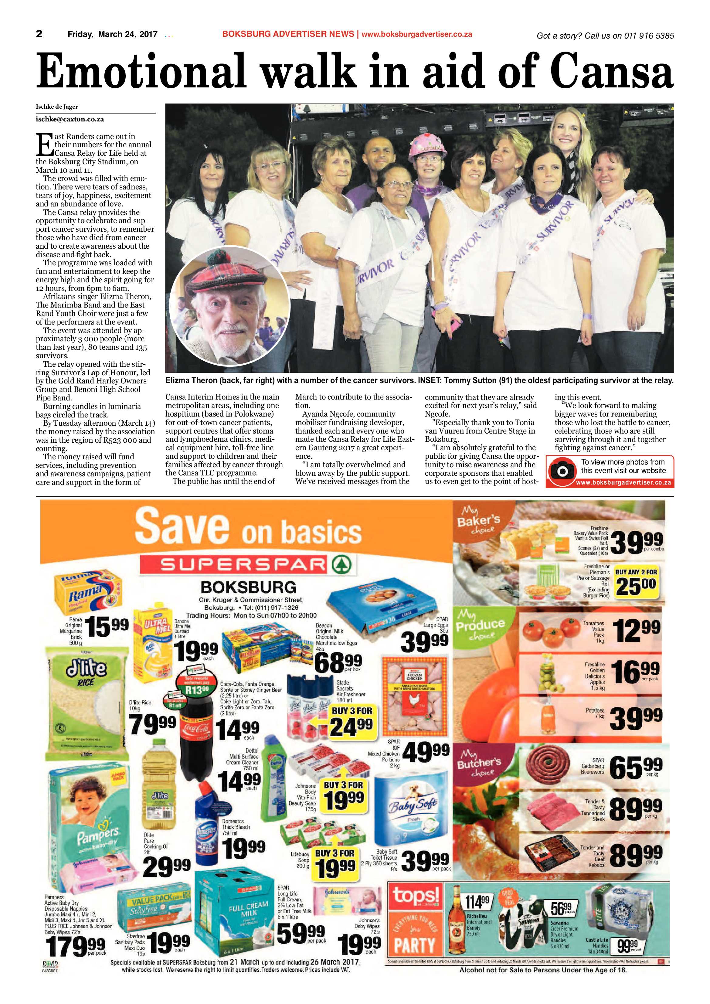 Boksburg Advertiser 21 March 2017 page 2