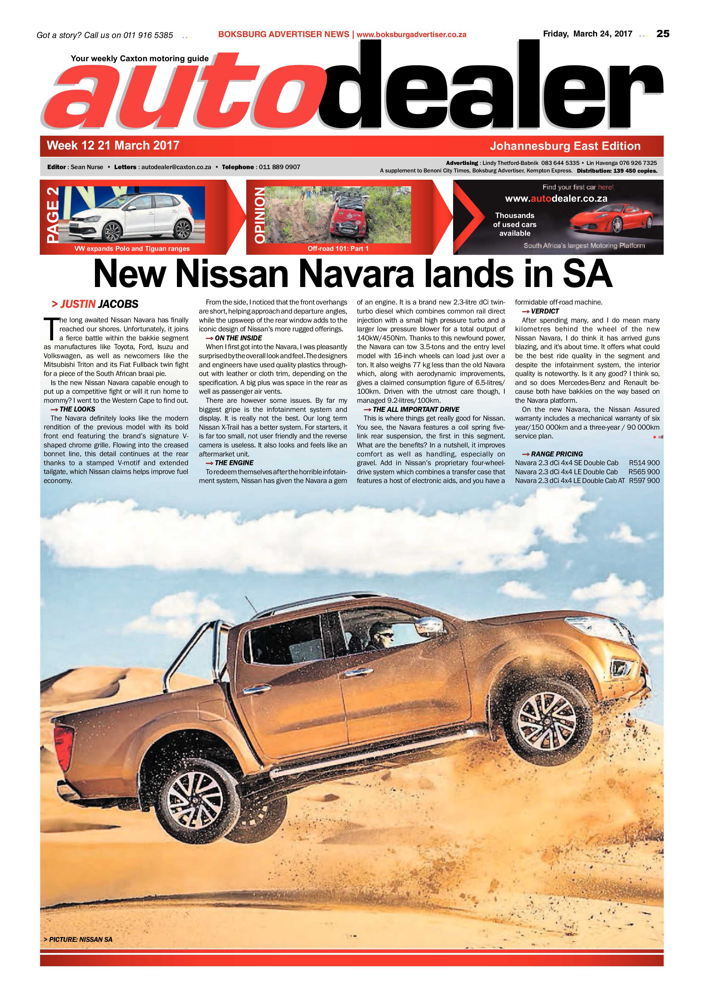 Boksburg Advertiser 21 March 2017 page 25