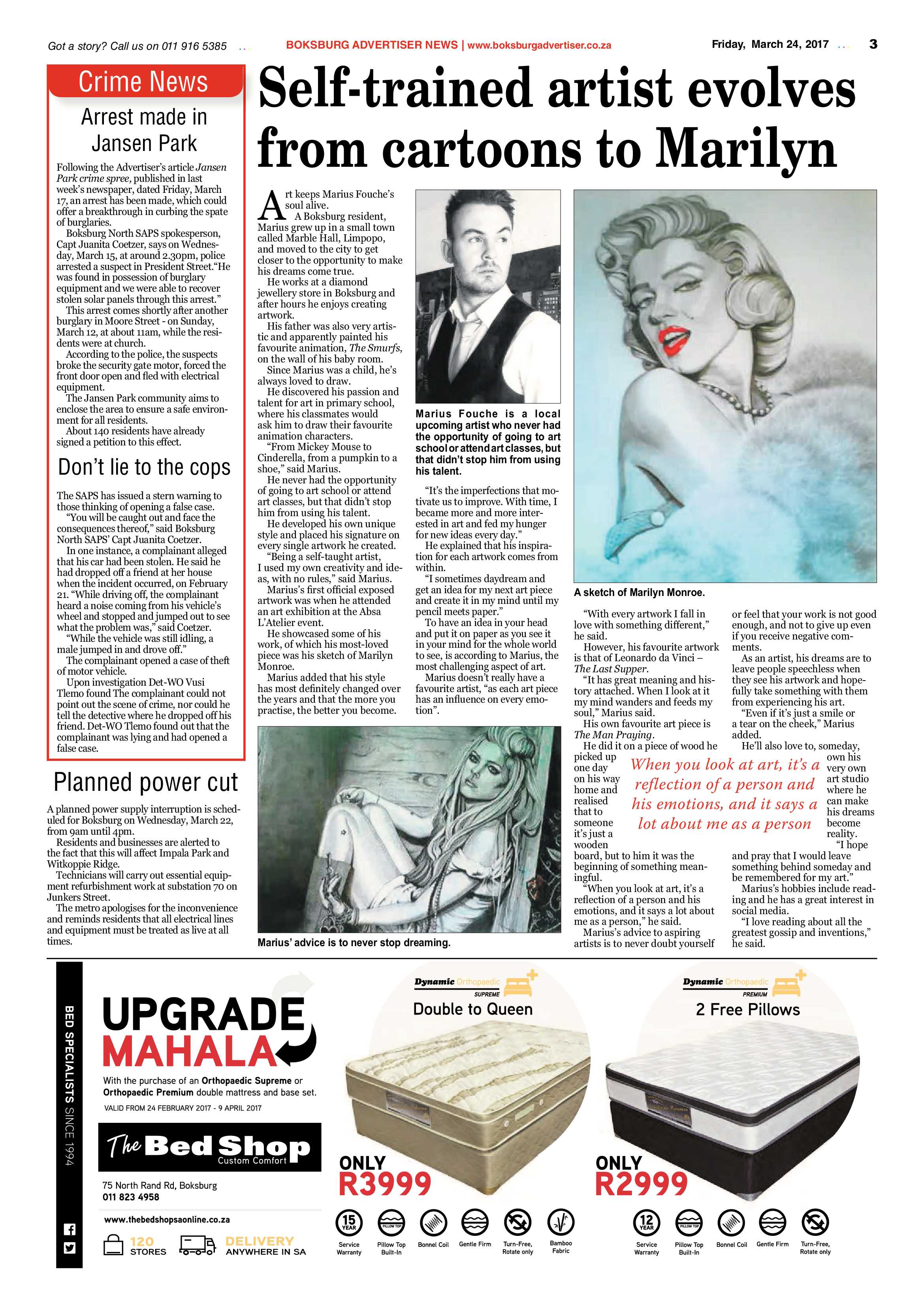 Boksburg Advertiser 21 March 2017 page 3