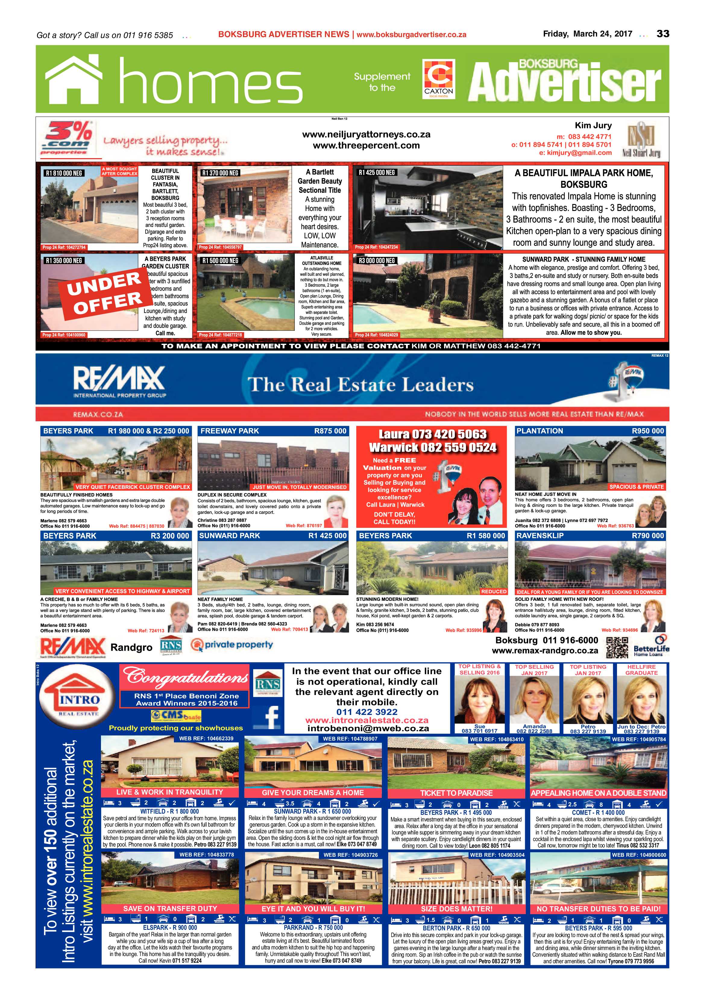 Boksburg Advertiser 21 March 2017 page 33