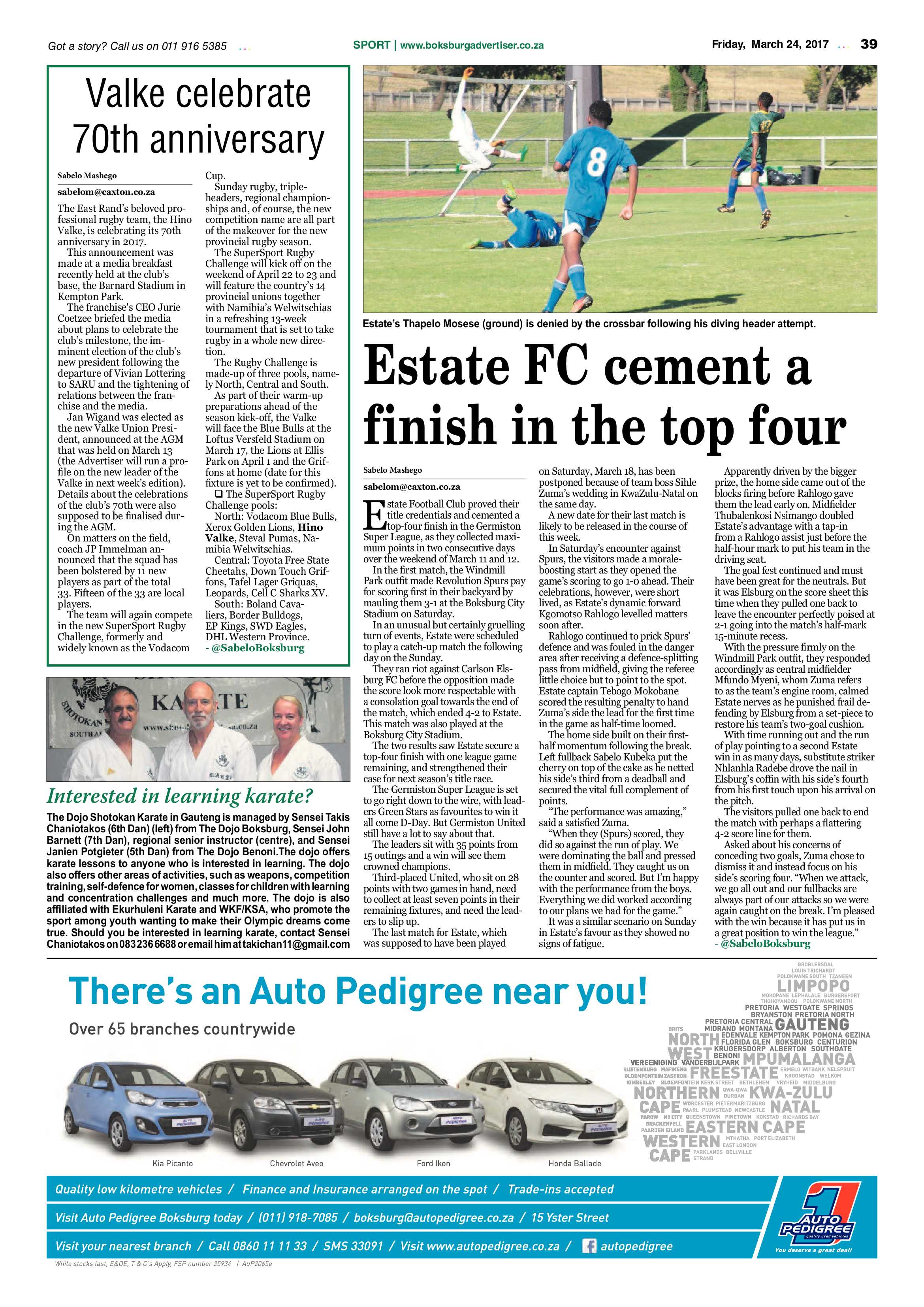 Boksburg Advertiser 21 March 2017 page 39